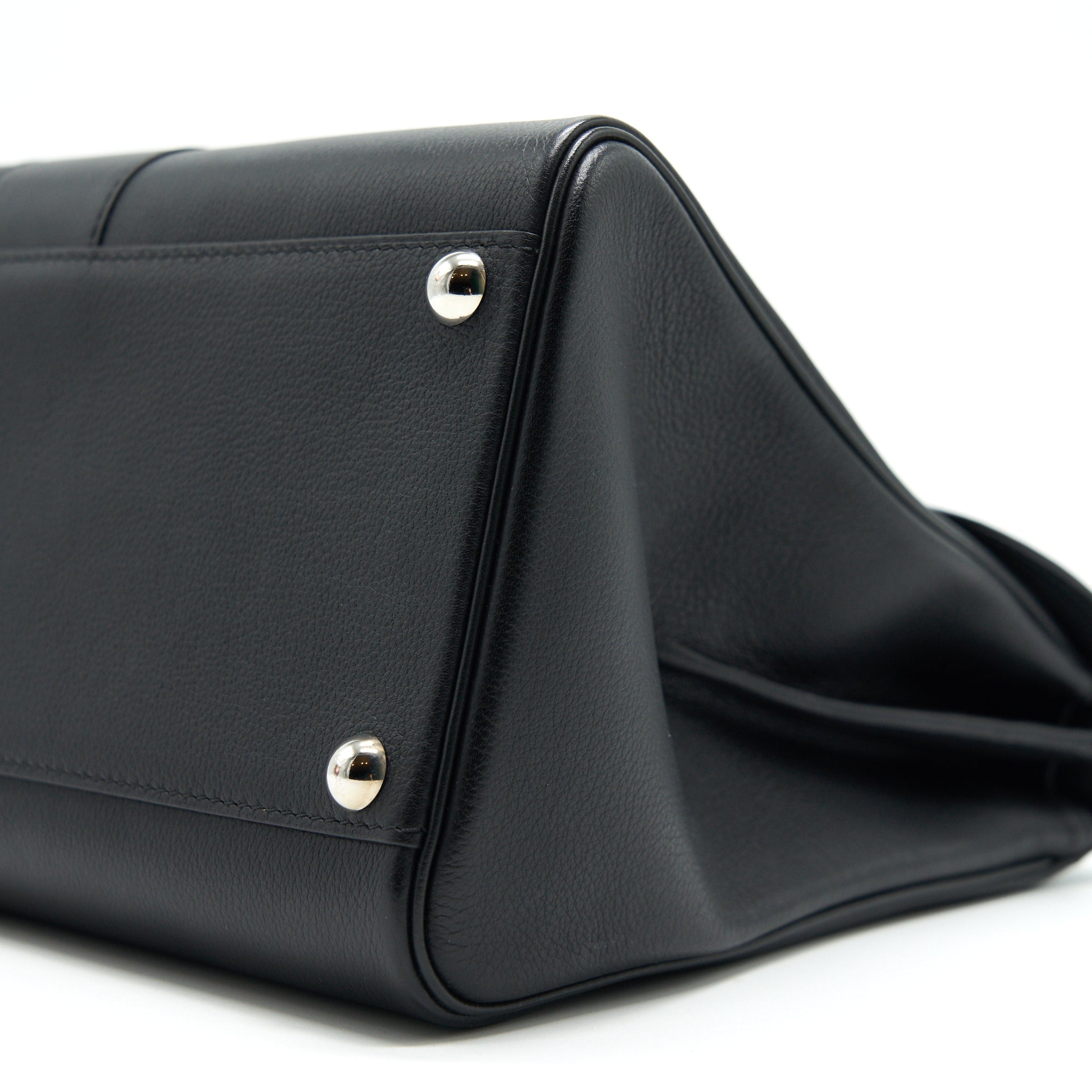 DELVAUX BRILLIANT MM BLACK SHW CALFSKIN