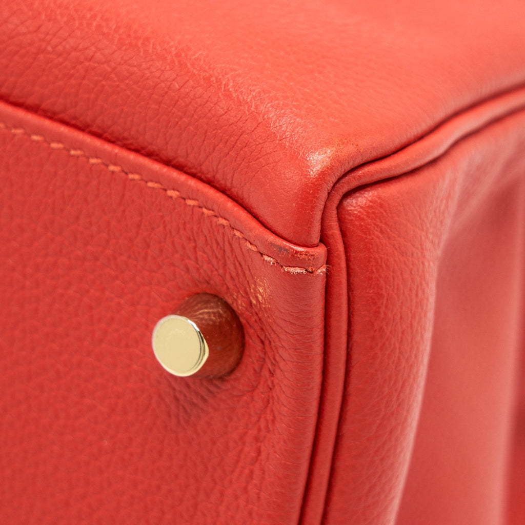 HERMES KELLY 32 EVERCOLOR S5 ROUGE TOMATE GHW