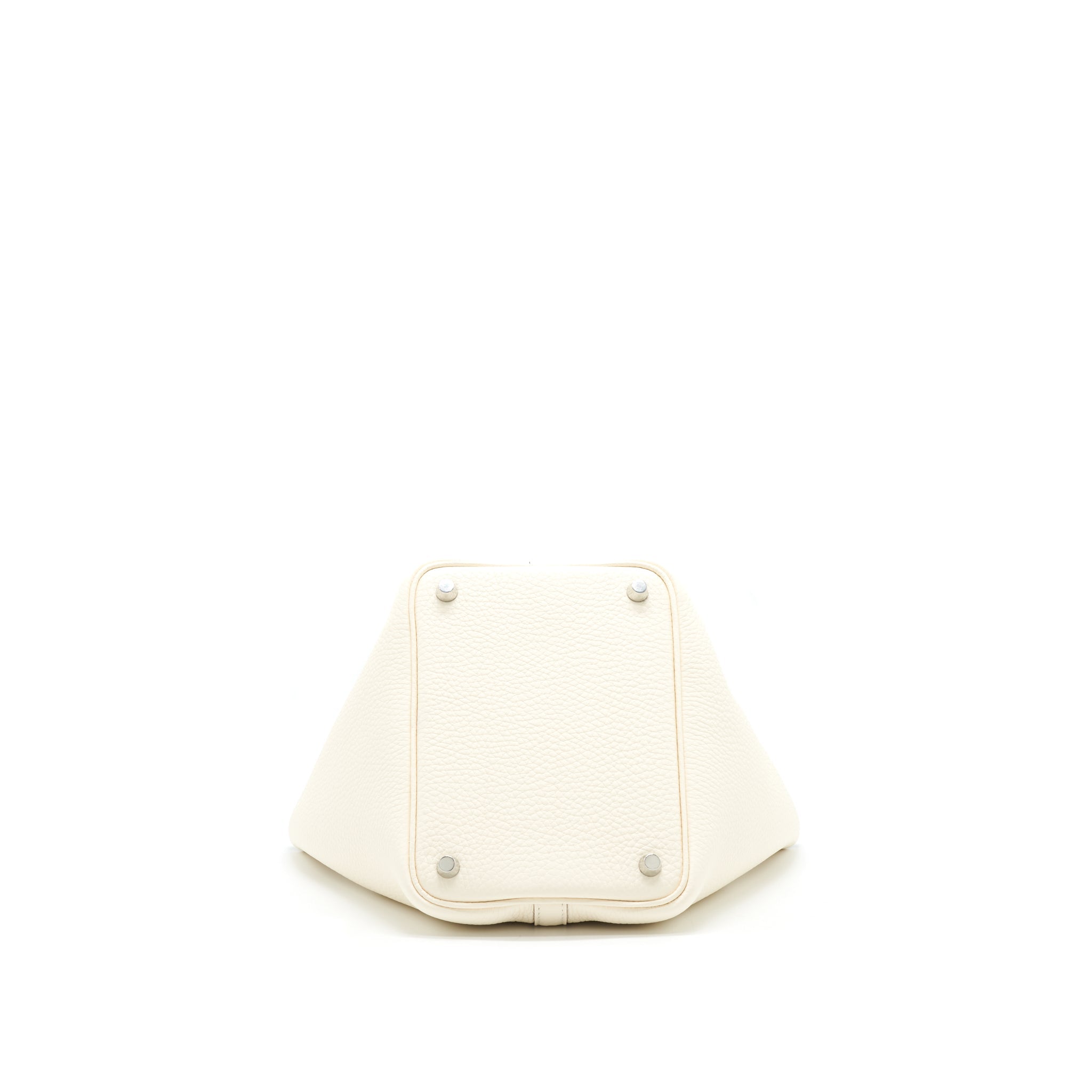 HERMES PICOTIN 18 LOCK BAG NATA/ JAUNE POUSSIN SHW