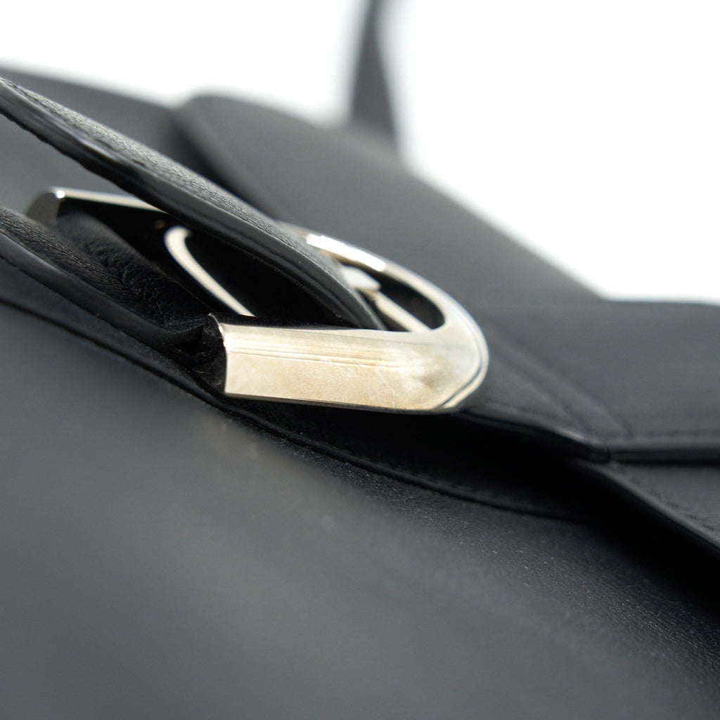 DELVAUX BRILLIANT MM BLACK SHW CALFSKIN