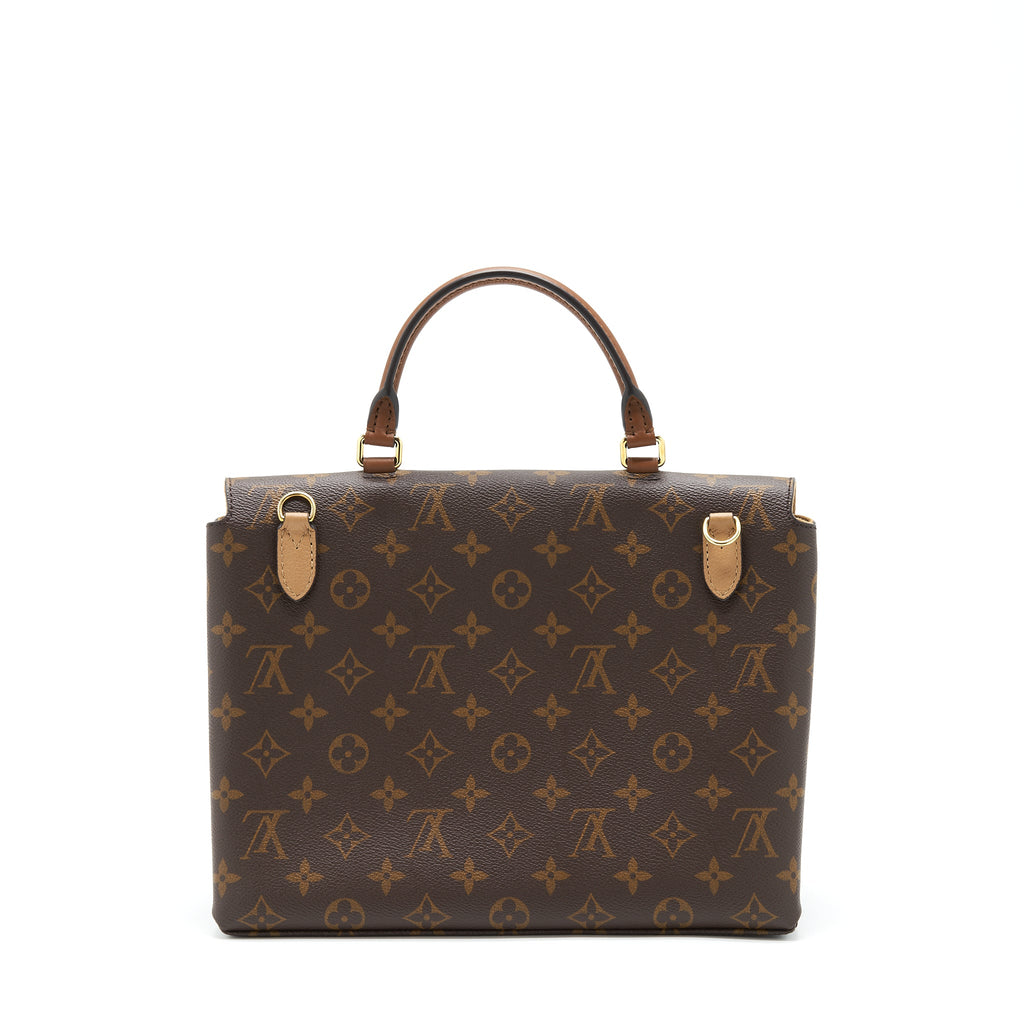 LOUIS VUITTON MARIGNAN TOP HANDLE BAG SESAME MONOGRAM CANVAS GHW