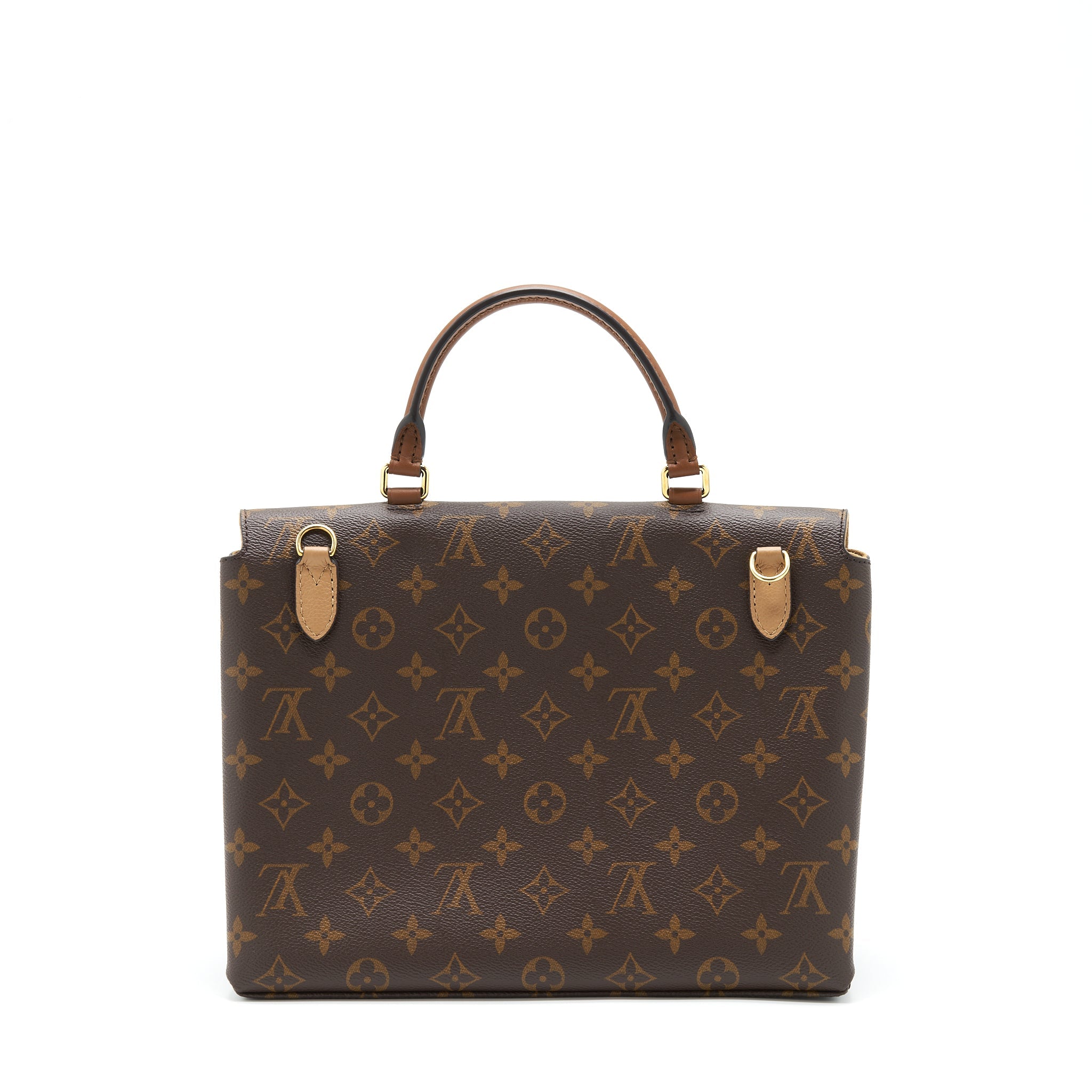 LOUIS VUITTON MARIGNAN TOP HANDLE BAG SESAME MONOGRAM CANVAS GHW