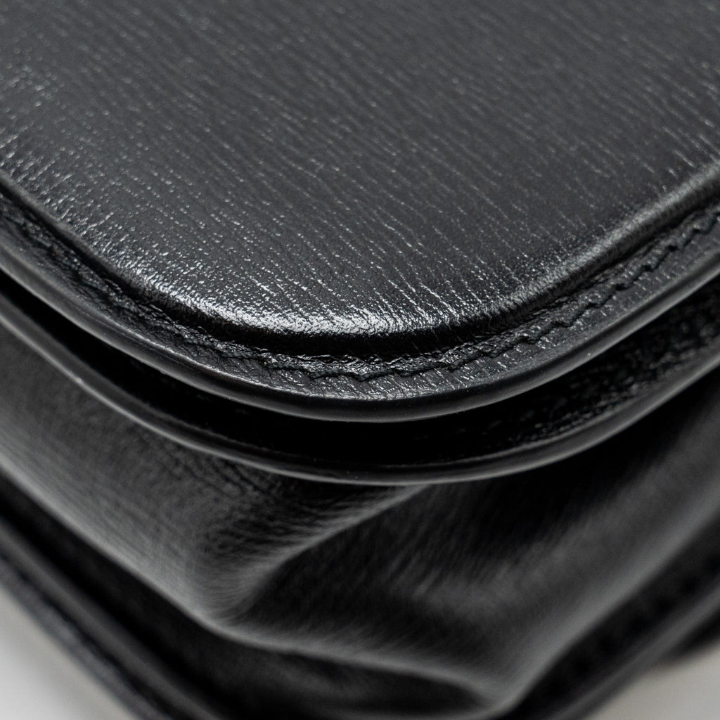 BALENCIAGA GOSSIP SHOULDER BAG CALFSKIN BLACK GHW