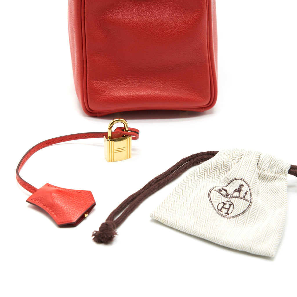 HERMES KELLY 32 EVERCOLOR S5 ROUGE TOMATE GHW