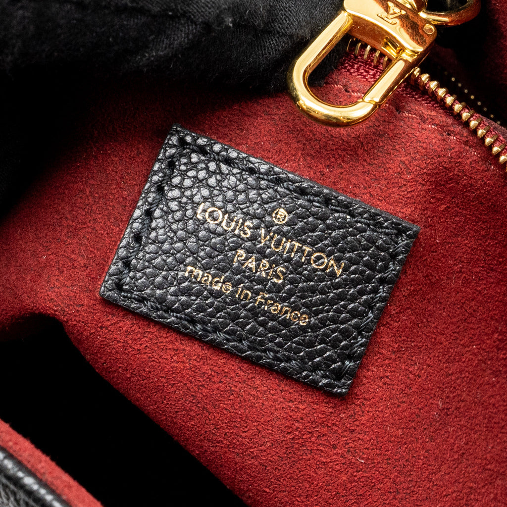 LOUIS VUITTON ONTHEGO PM BICOLOUR MONOGRAM EMPREINTE BLACK/BEIGE GHW