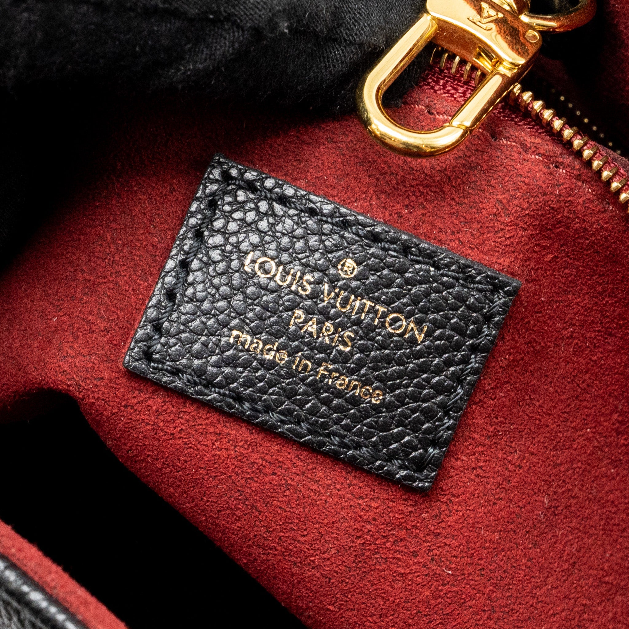 LOUIS VUITTON ONTHEGO PM BICOLOUR MONOGRAM EMPREINTE BLACK/BEIGE GHW