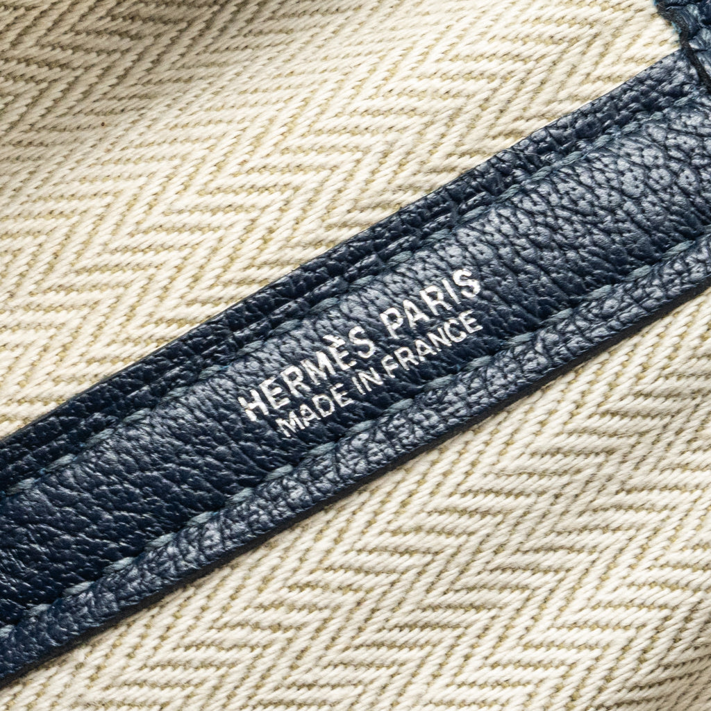 HERMES GARDEN PARTY 36 NEGONDA BLUE INDIGO SHW