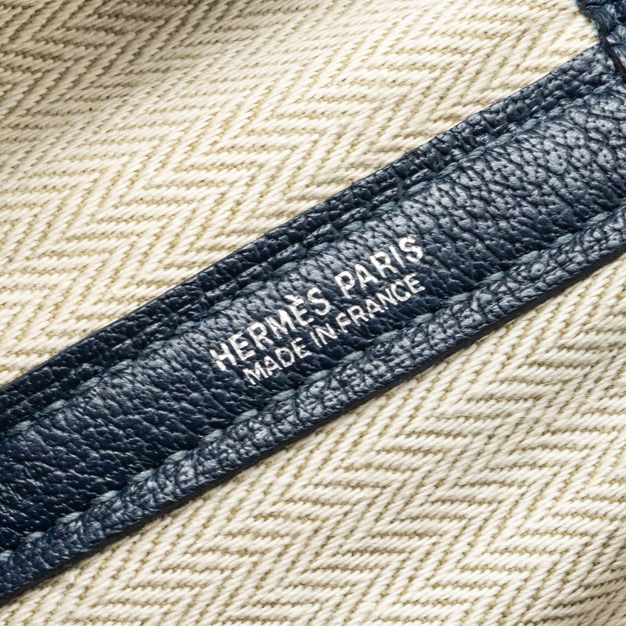 HERMES GARDEN PARTY 36 NEGONDA BLUE INDIGO SHW
