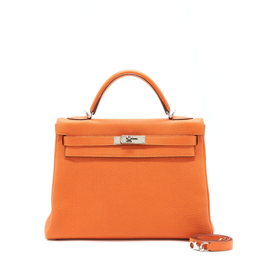 HERMES KELLY 32 TOGO 93 ORANGE SHW