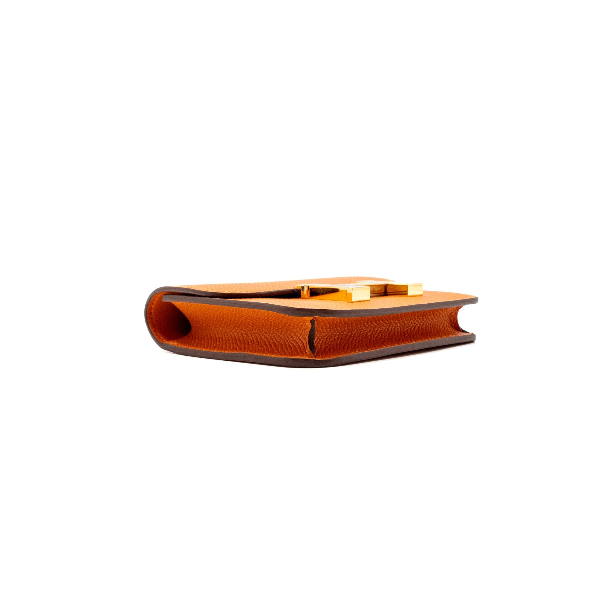 HERMES CONSTANCE SLIM EPSOM ORANGE GHW