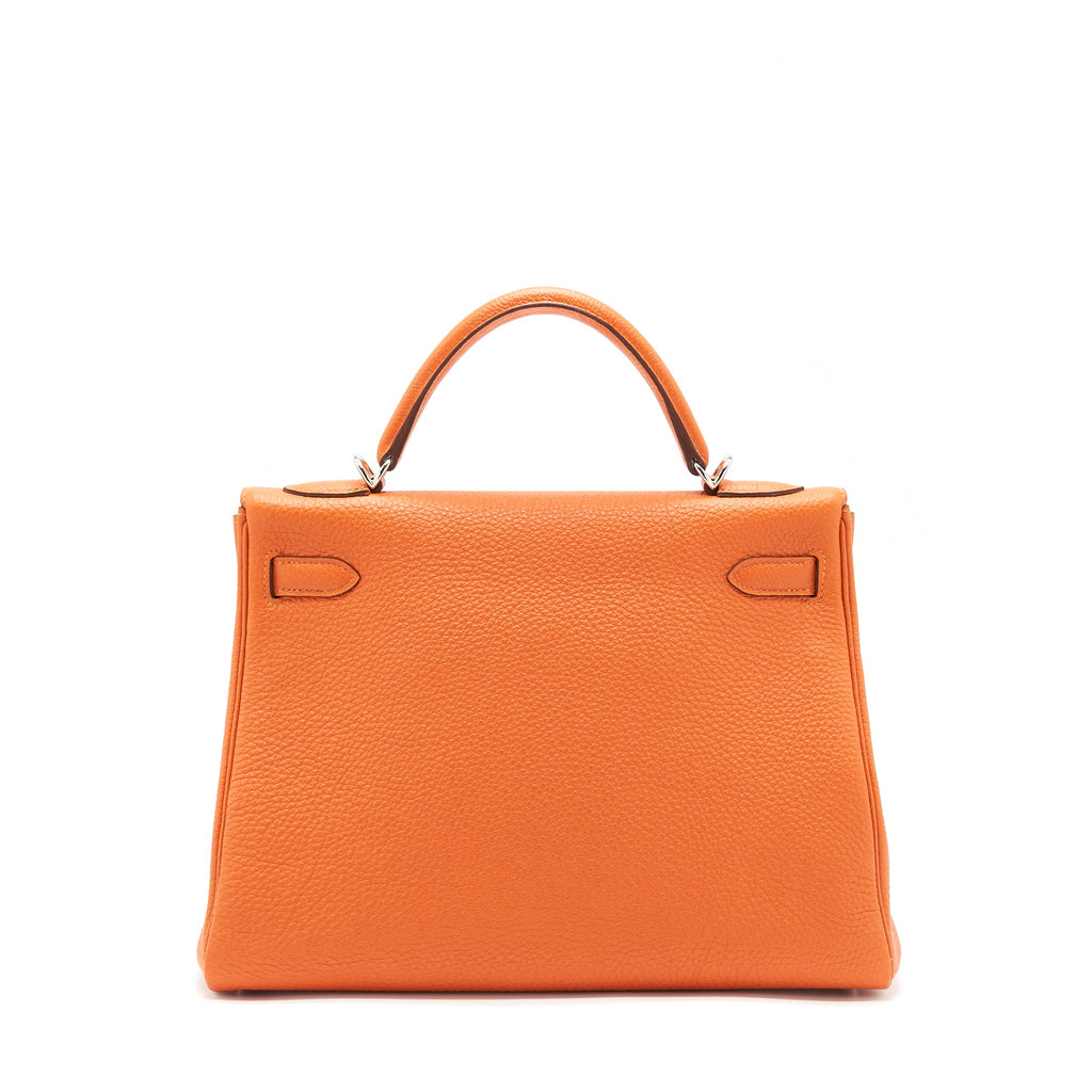 HERMES KELLY 32 TOGO 93 ORANGE SHW
