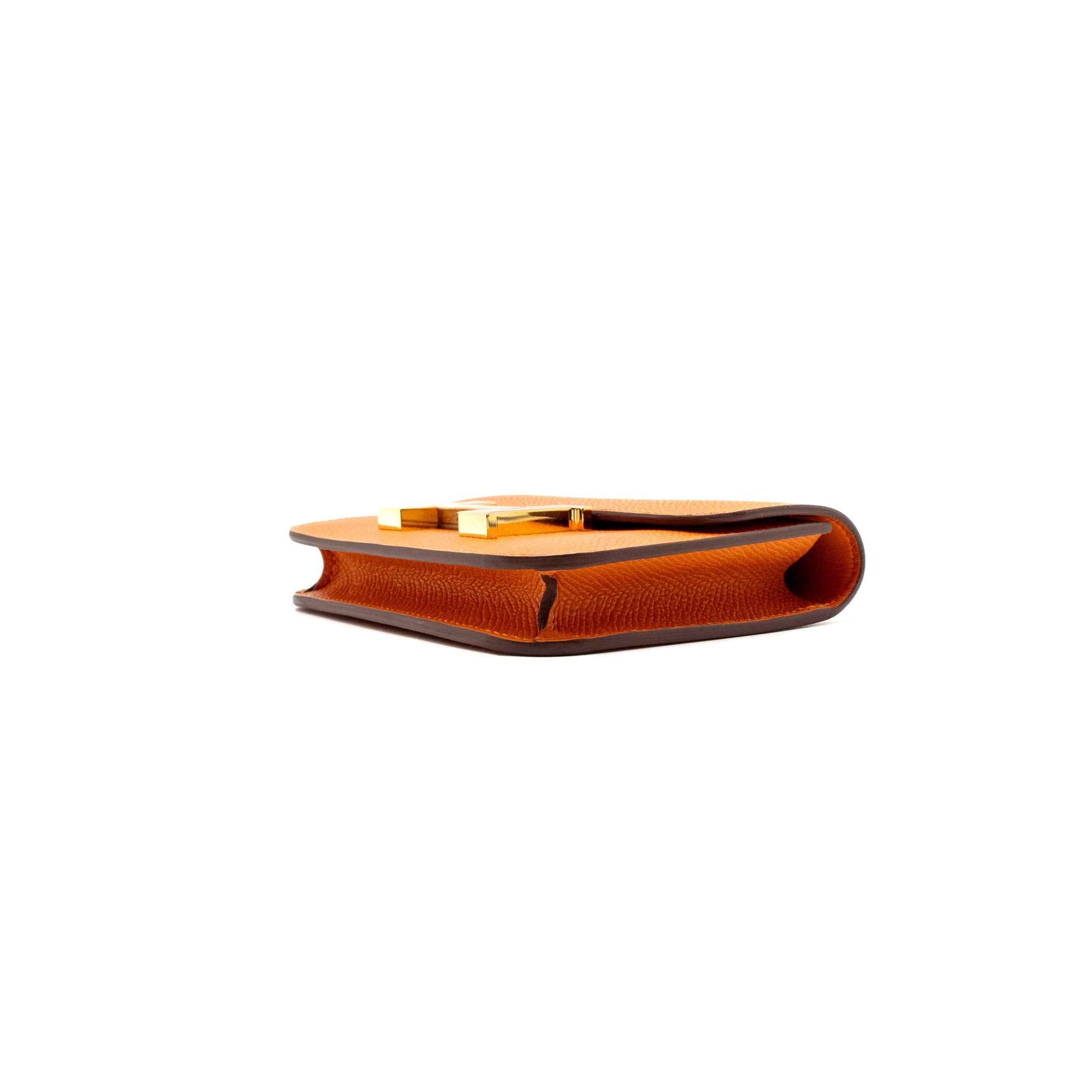 HERMES CONSTANCE SLIM EPSOM ORANGE GHW