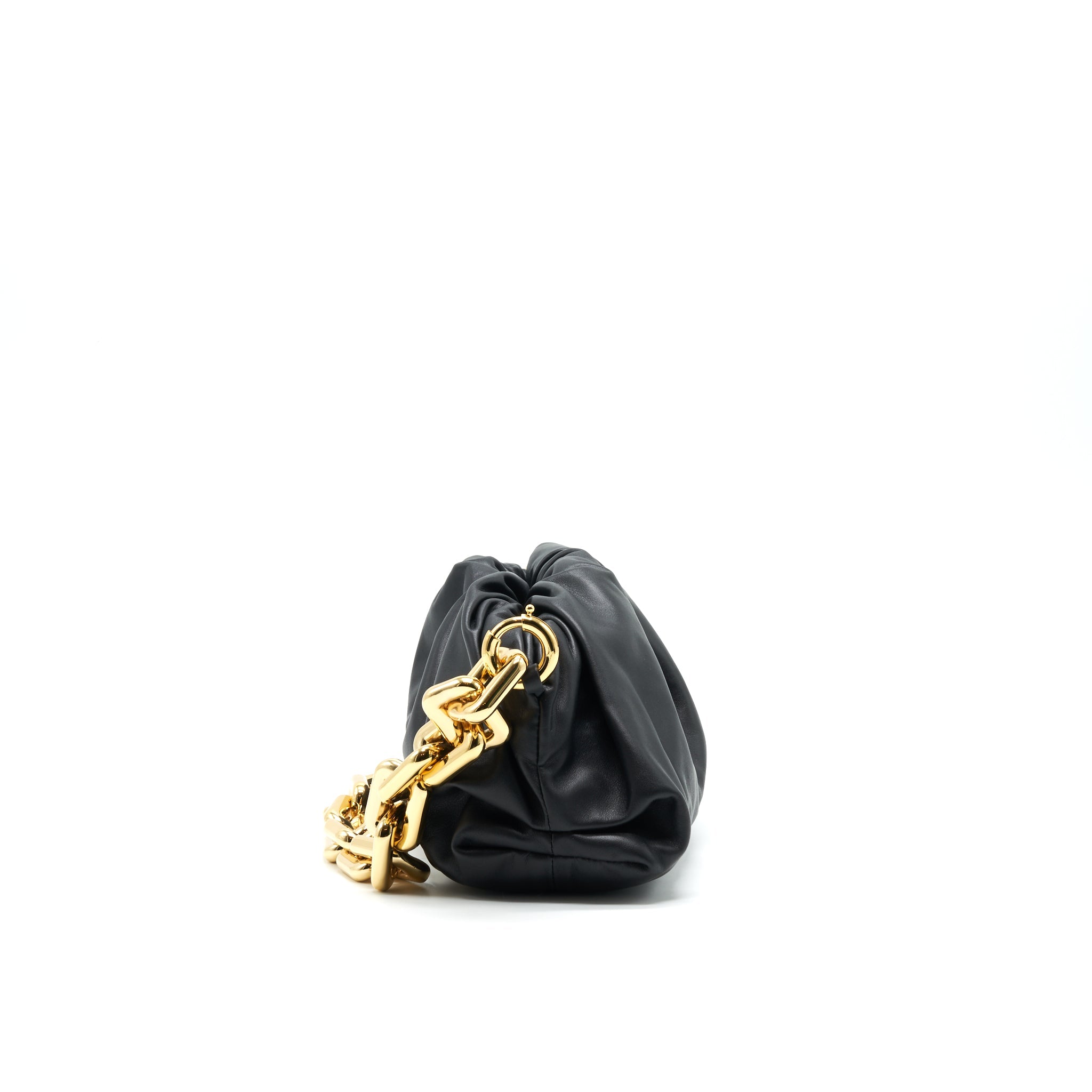 BOTTEGA VENETA CHAIN POUCH BLACK GHW
