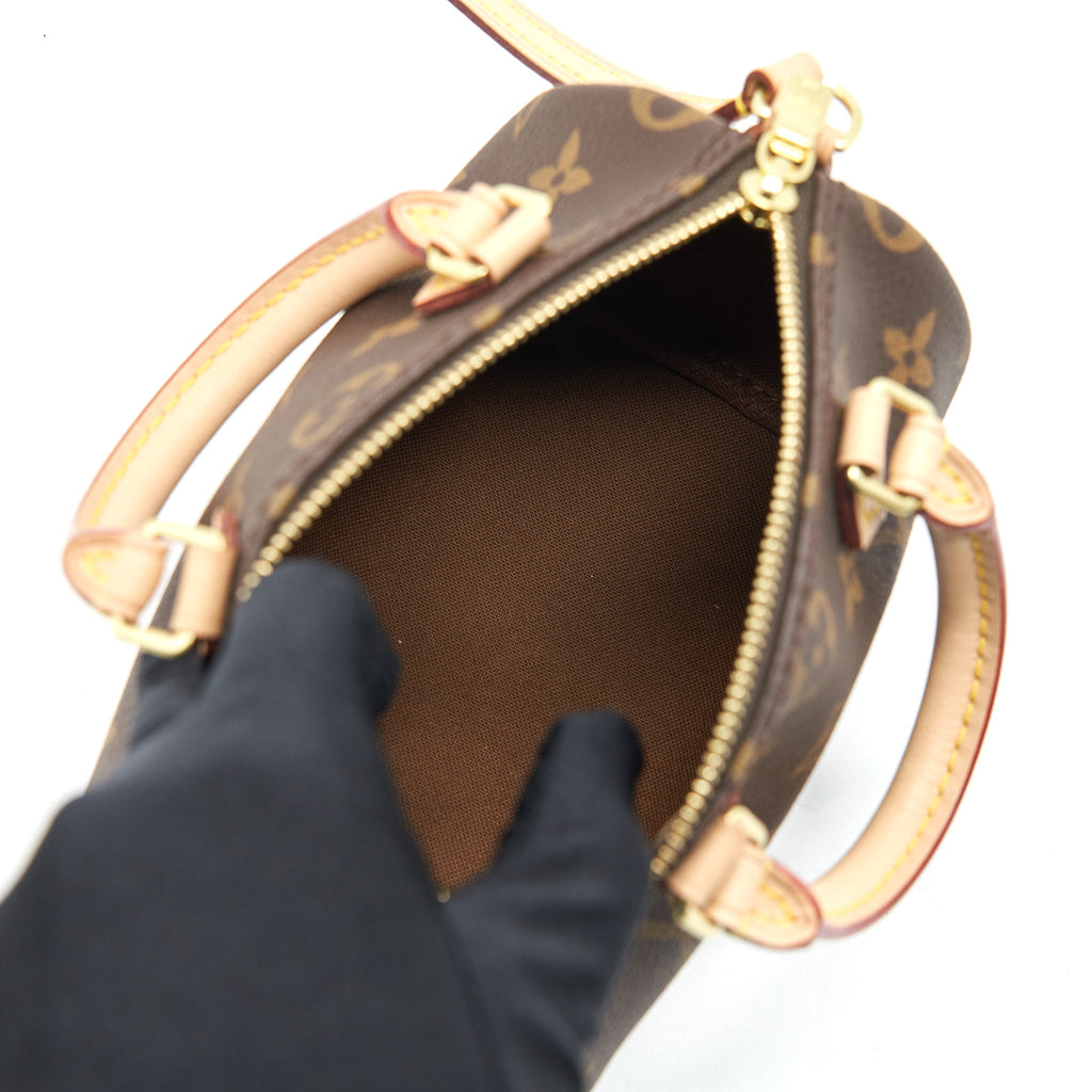LOUIS VUITTON NANO SPEEDY MONOGRAM CANVAS