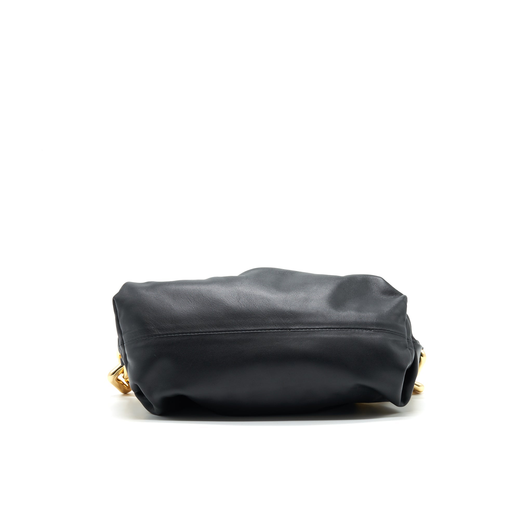 BOTTEGA VENETA CHAIN POUCH BLACK GHW