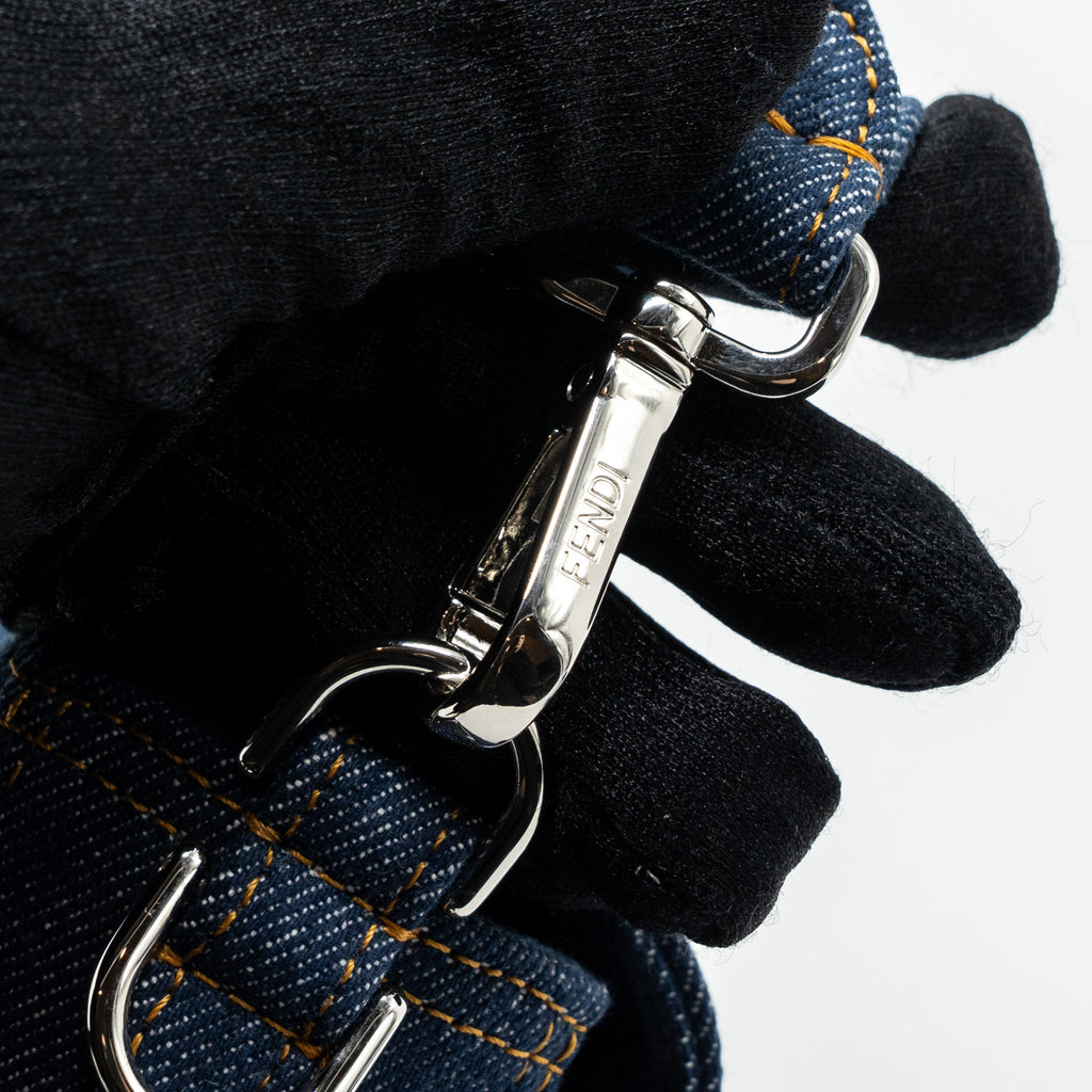 FENDI BAGUETTE DENIM BLUE SHW