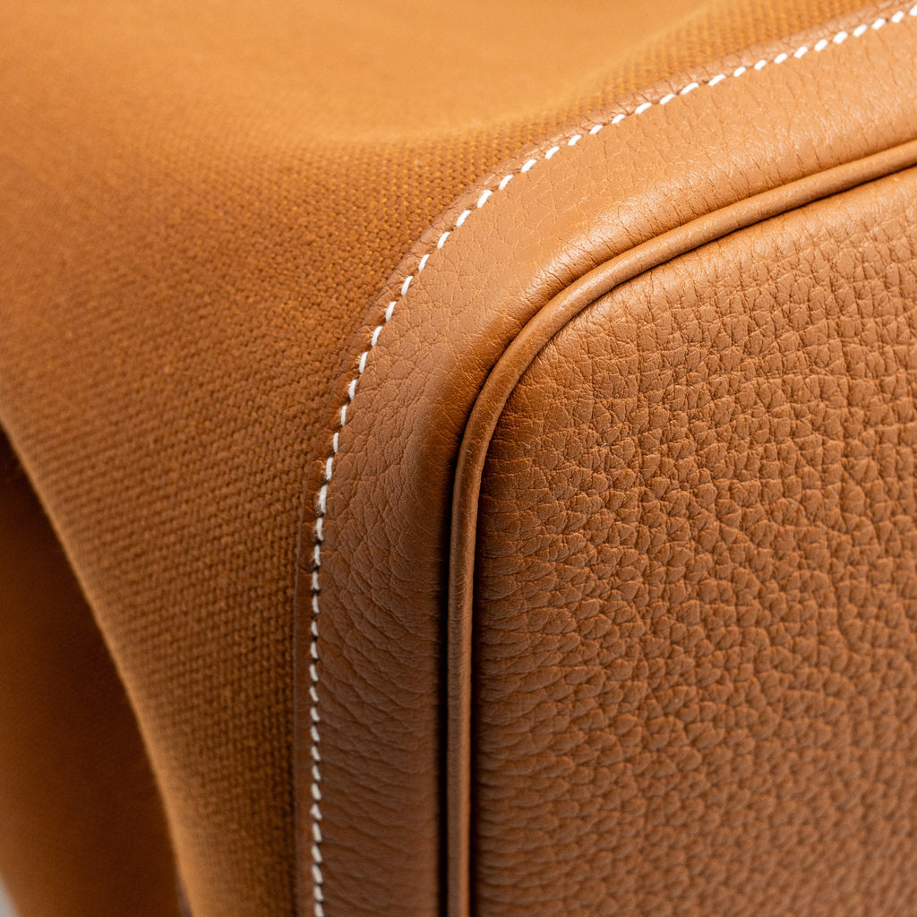 HERMES GARDEN PARTY 49 CANVAS/NEGONDA GOLD SHW