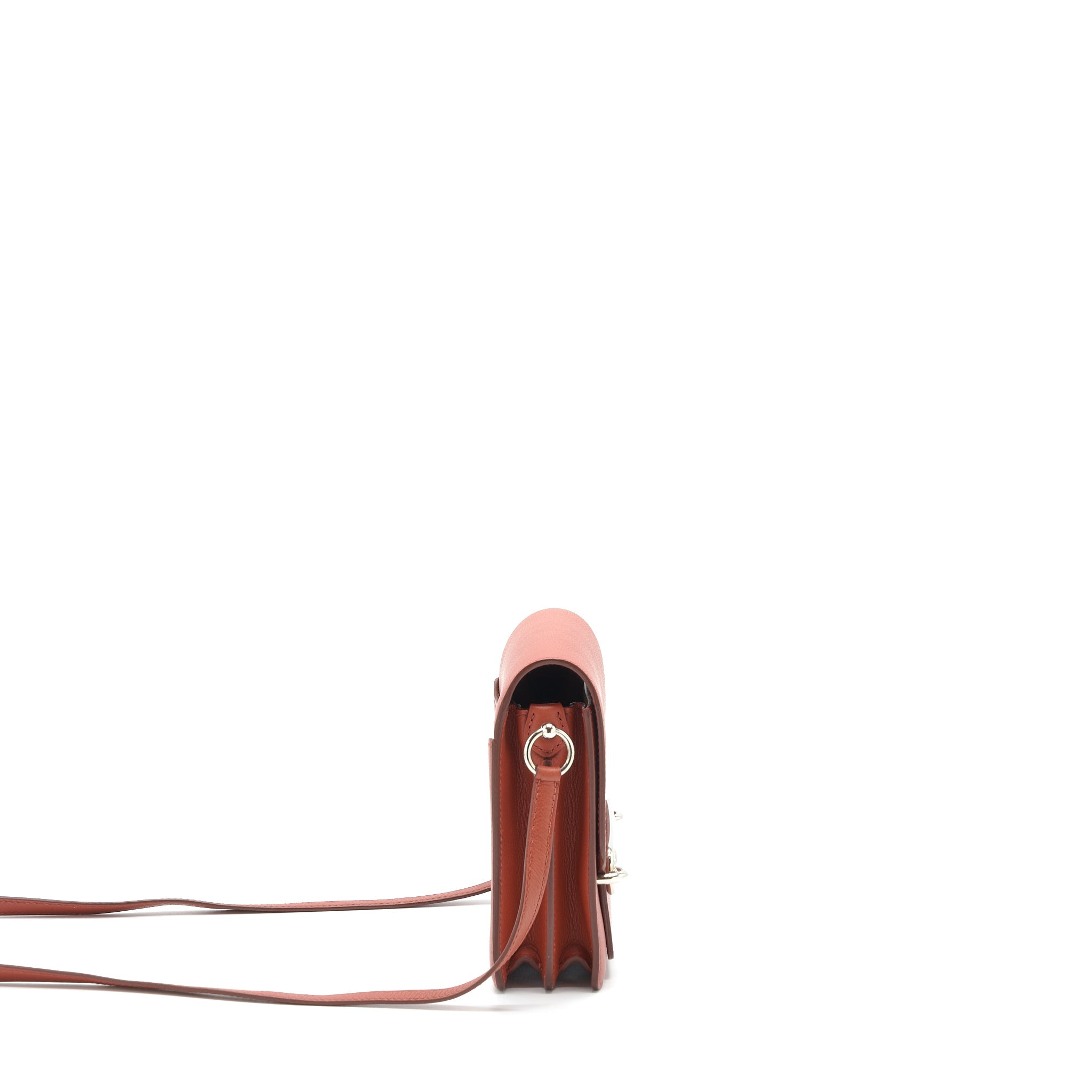 HERMES MINI ROULIS EVERCOLOR BRIQUE/CARAMEL SHW