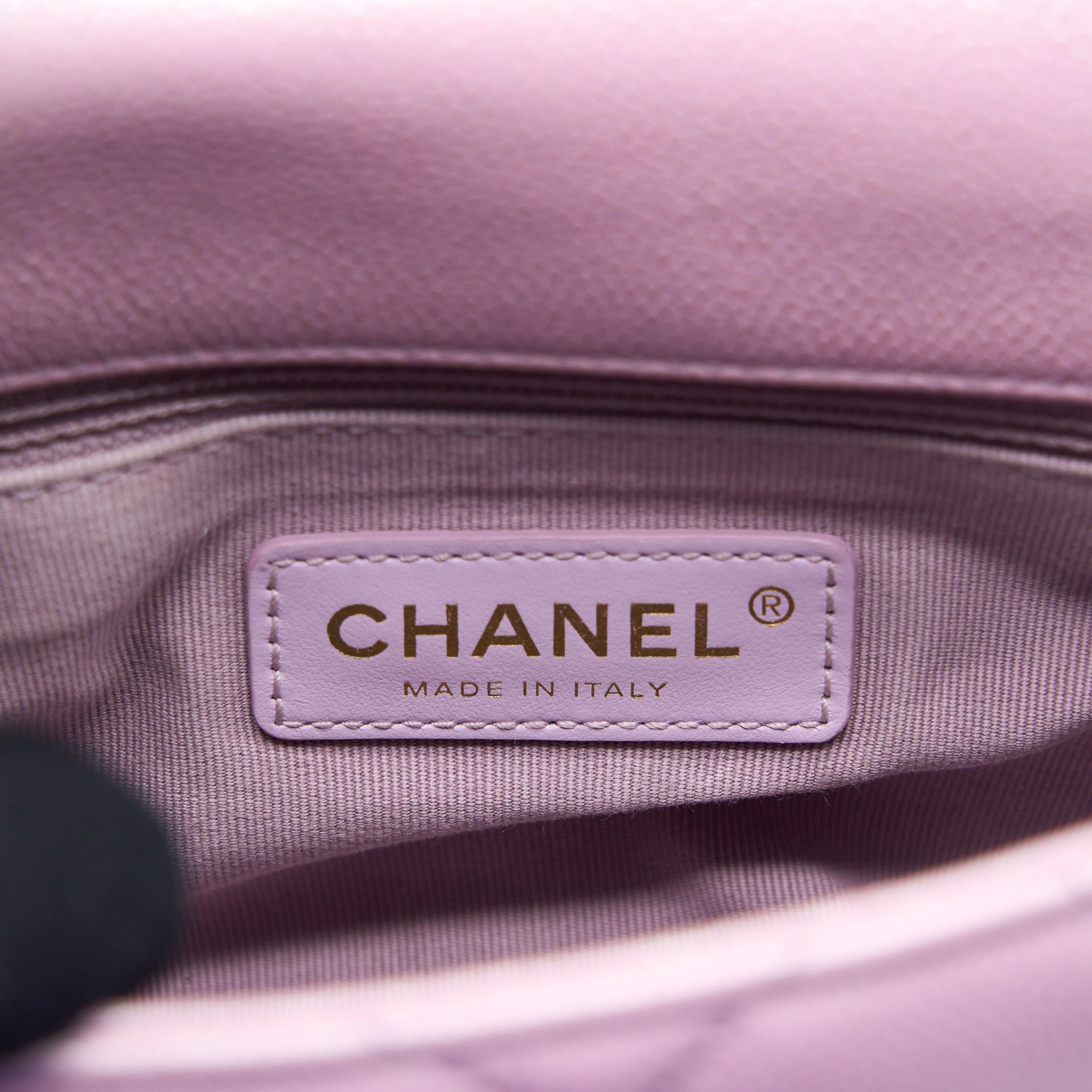 CHANEL 21K MY PERFECT MINI FLAP BAG CAVIAR PINK GHW (MICROCHIP)