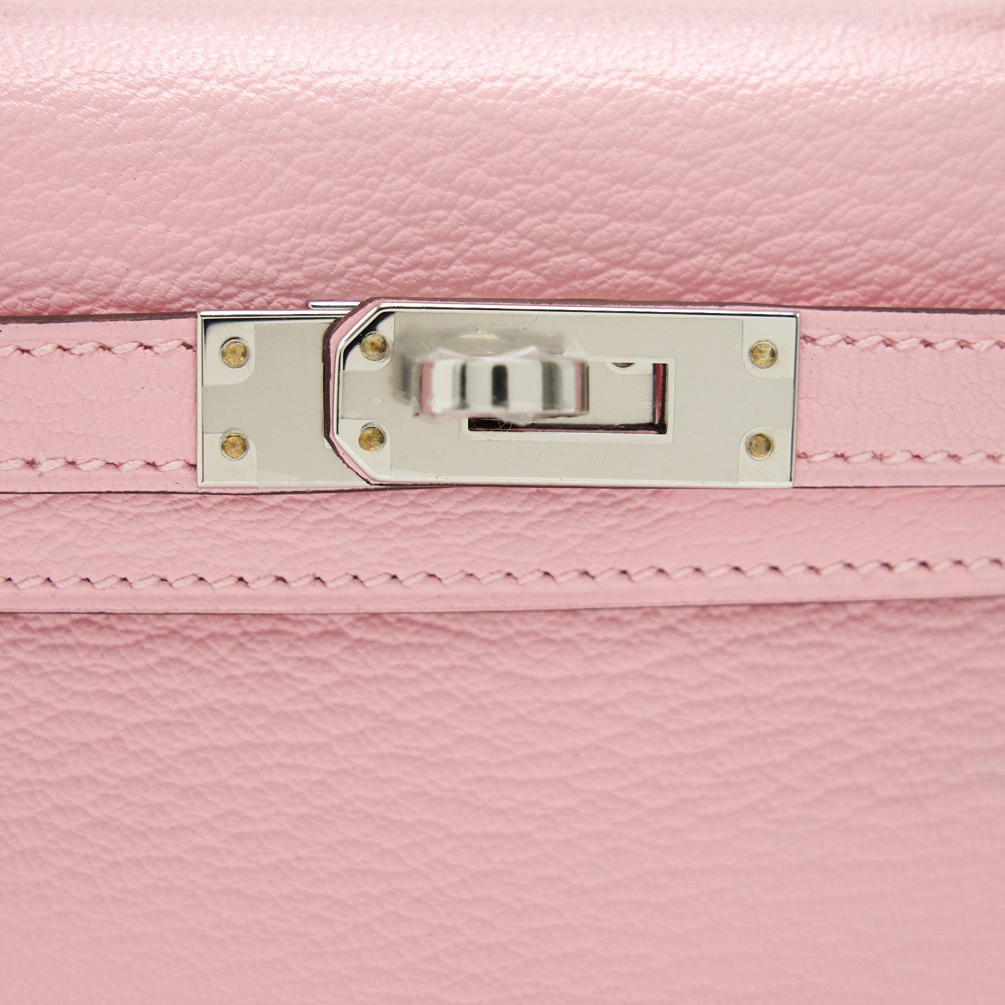 HERMES MINI KELLY Ⅱ CHEVRE 3Q ROSE SAKURA SHW