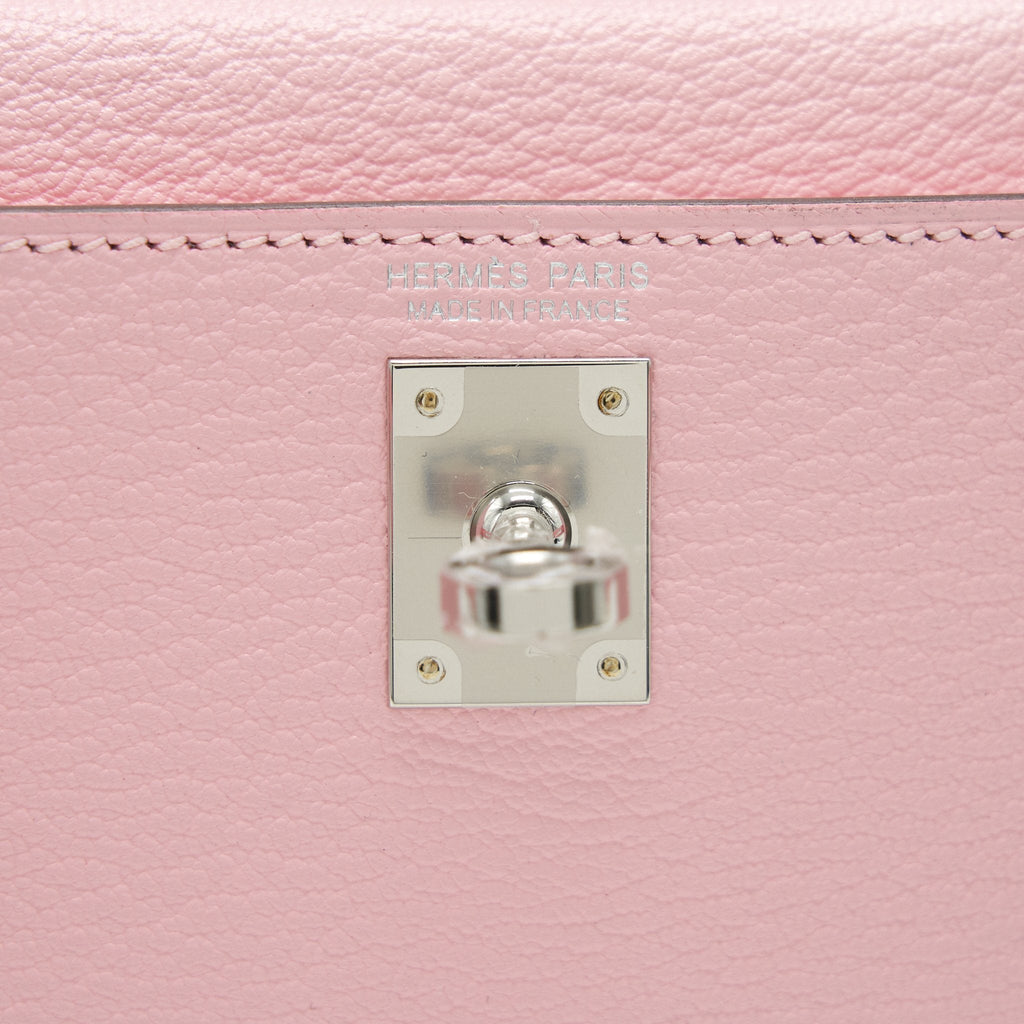 HERMES MINI KELLY Ⅱ CHEVRE 3Q ROSE SAKURA SHW