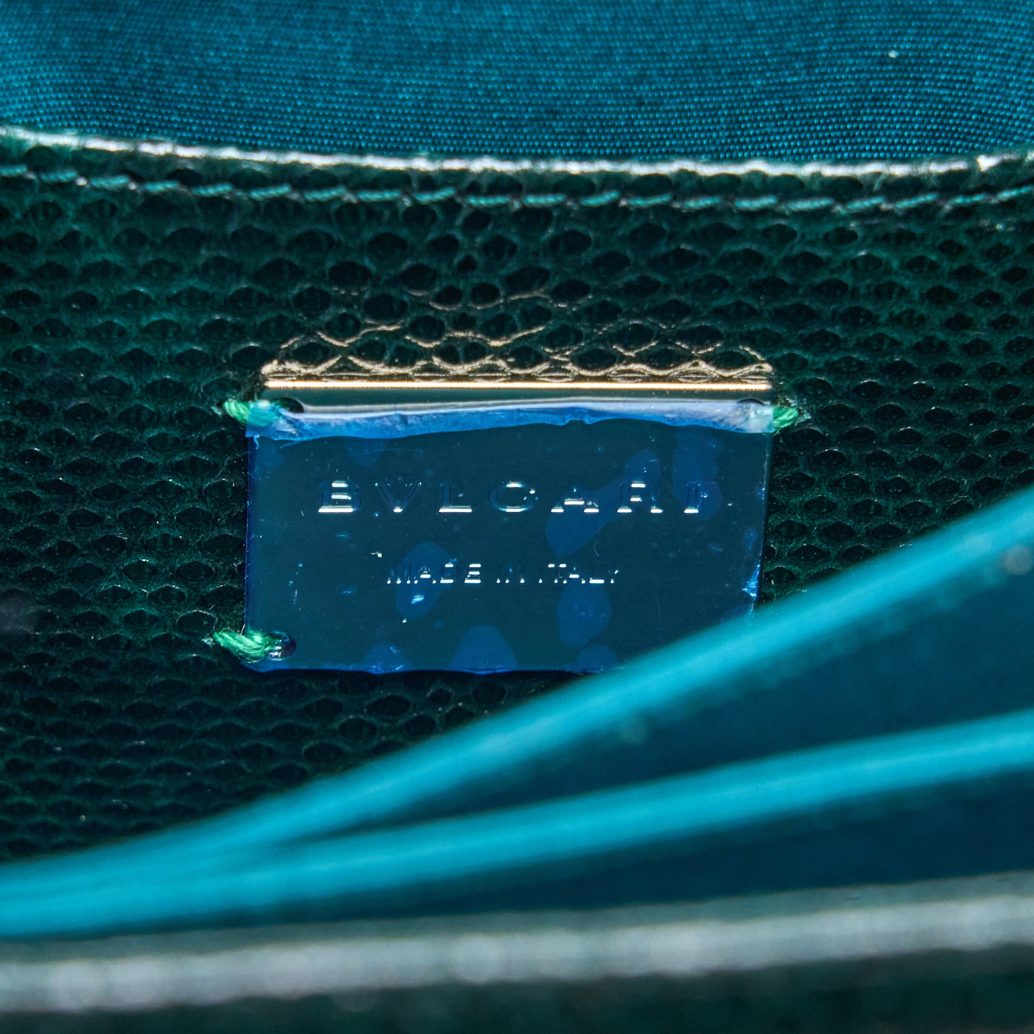 BVLGARI TOP HANDLE SERPENTI FOREVER CROSSBODY BAG SHINY KARUNG SKIN GREEN LGHW