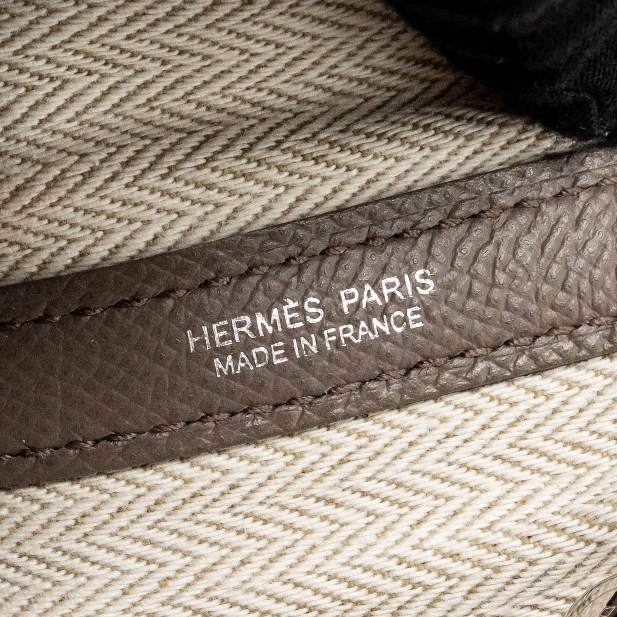 HERMES GARDEN PARTY 30 EPSOM GRIS ETAIN SHW