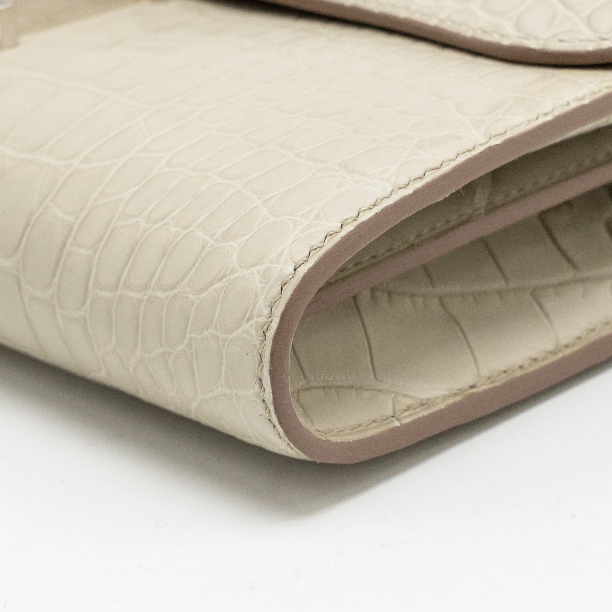 HERMES CONSTANCE TO GO MATTE ALLIGATOR MISSISSIPPIENSIS 8L BETON SHW