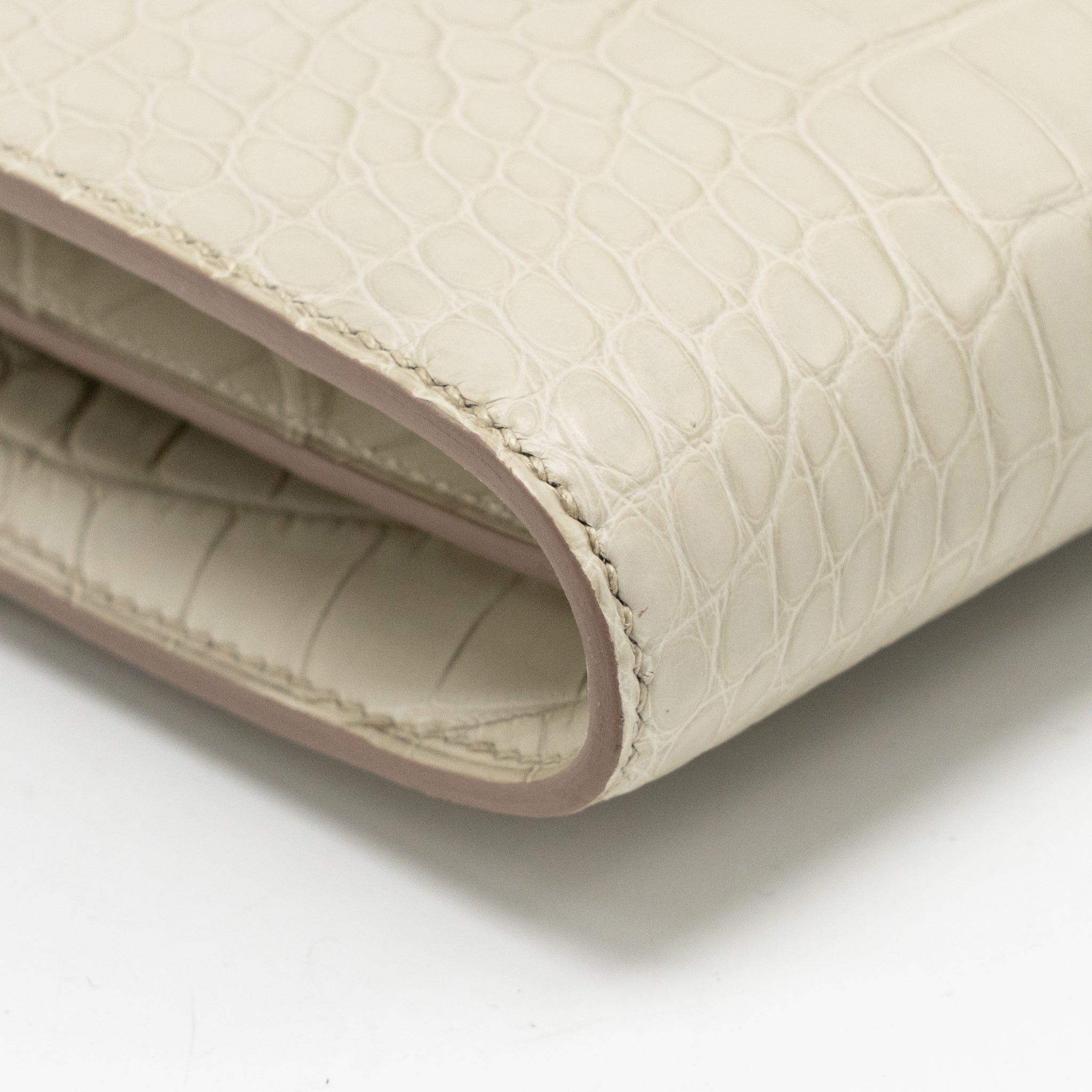 HERMES CONSTANCE TO GO MATTE ALLIGATOR MISSISSIPPIENSIS 8L BETON SHW