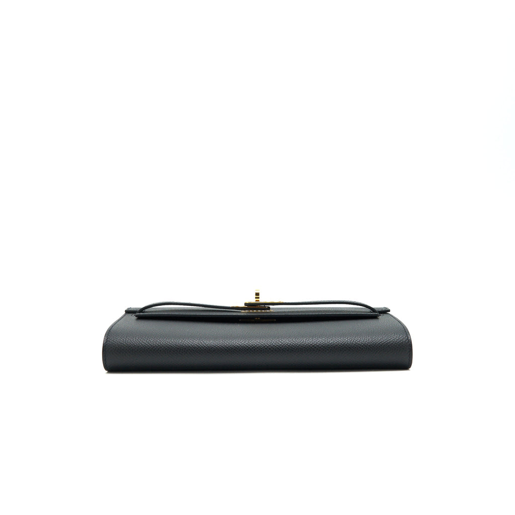 HERMES KELLY TO GO BLACK GHW