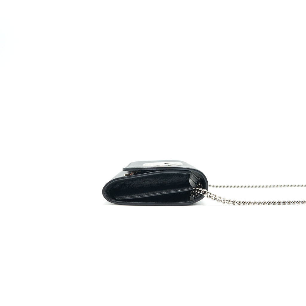 FENDI WALLET ON CHAIN BLACK SHW