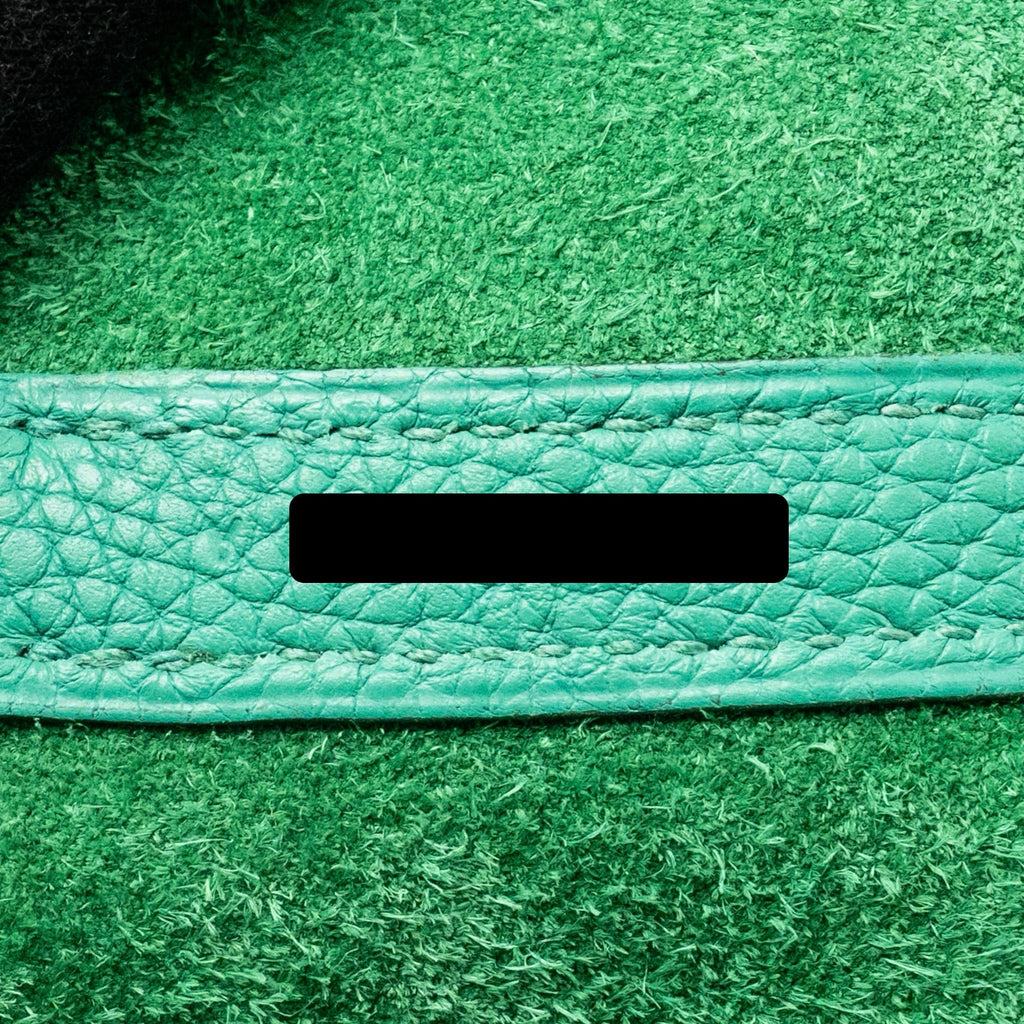 HERMES PICOTIN 18 LOCK BAG TAURILLON MAURICE VERT JADE GHW
