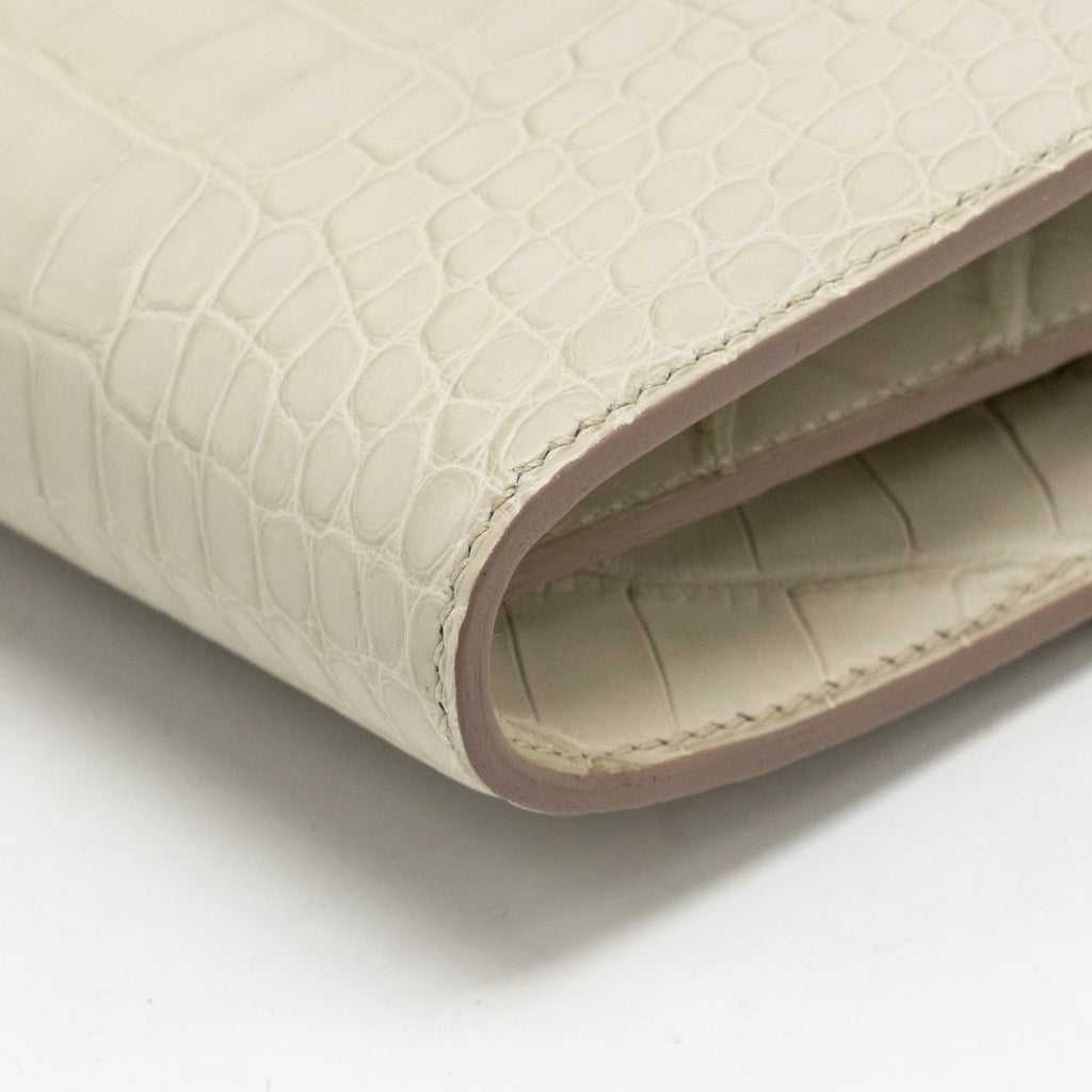 HERMES CONSTANCE TO GO MATTE ALLIGATOR MISSISSIPPIENSIS 8L BETON SHW