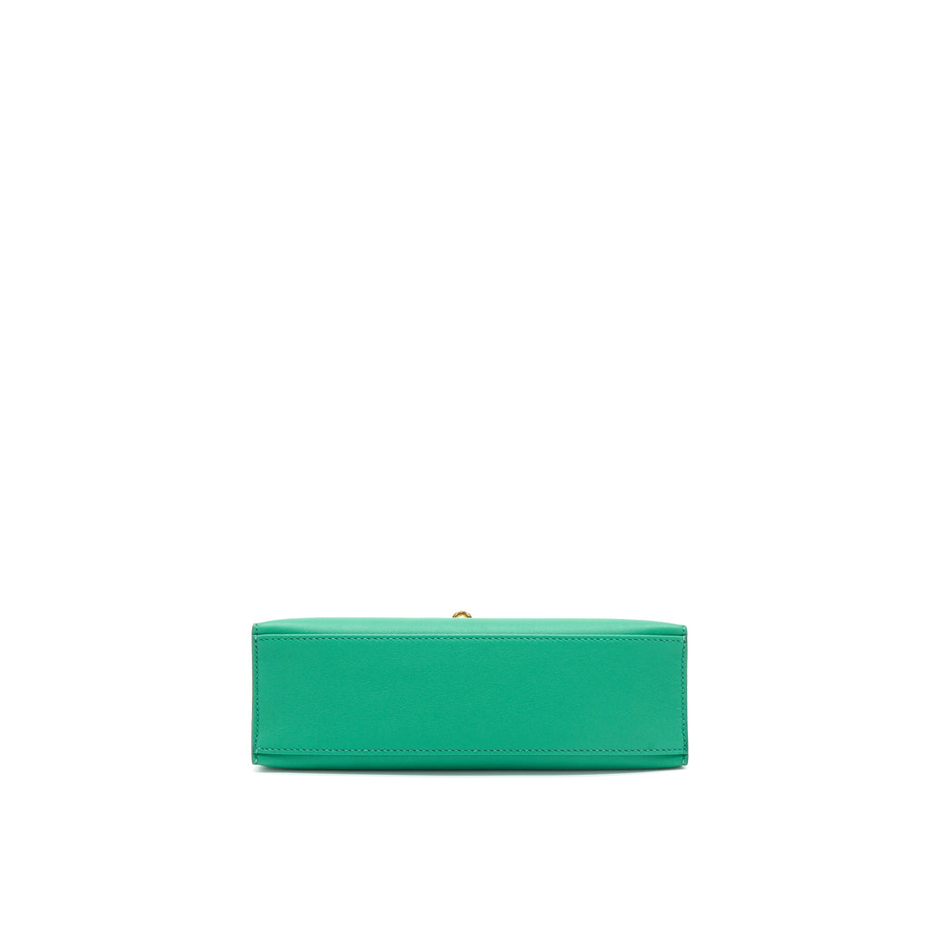 HERMES KELLY POCHETTE SWIFT U4 VERT VERTIGO GHW