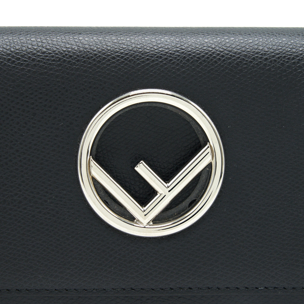 FENDI WALLET ON CHAIN BLACK SHW