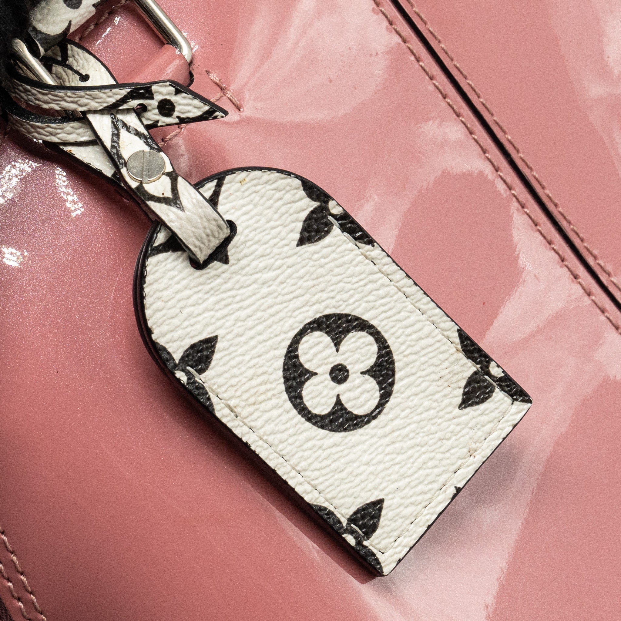 LOUIS VUITTON ALMA BB VERNIS PATENT ROSE BLUSH SHW