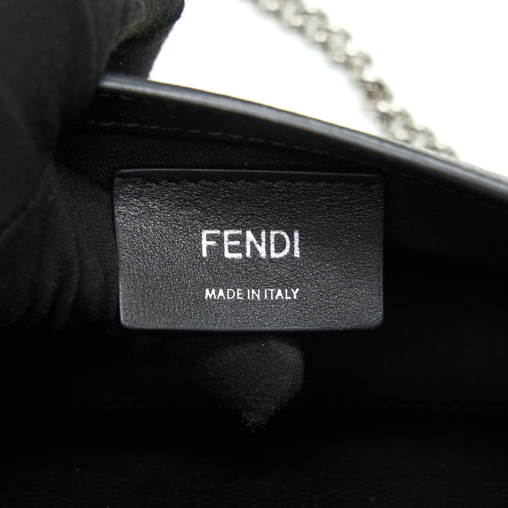 FENDI WALLET ON CHAIN BLACK SHW