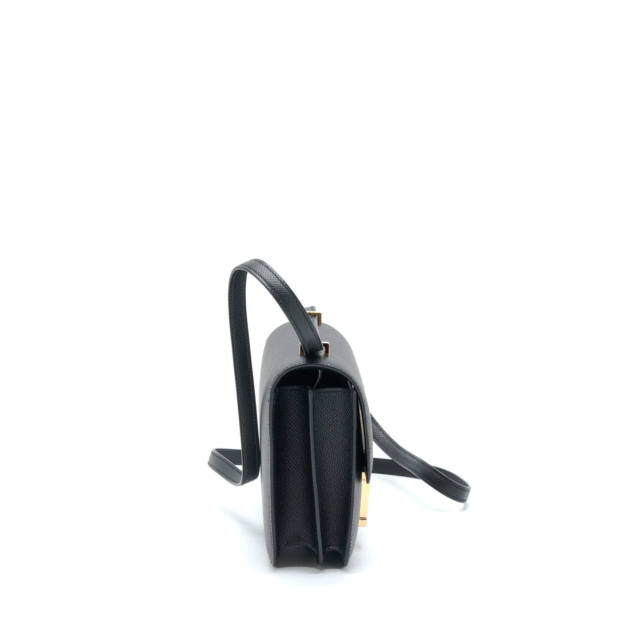 HERMES MINI CONSTANCE EPSOM BLACK RGHW