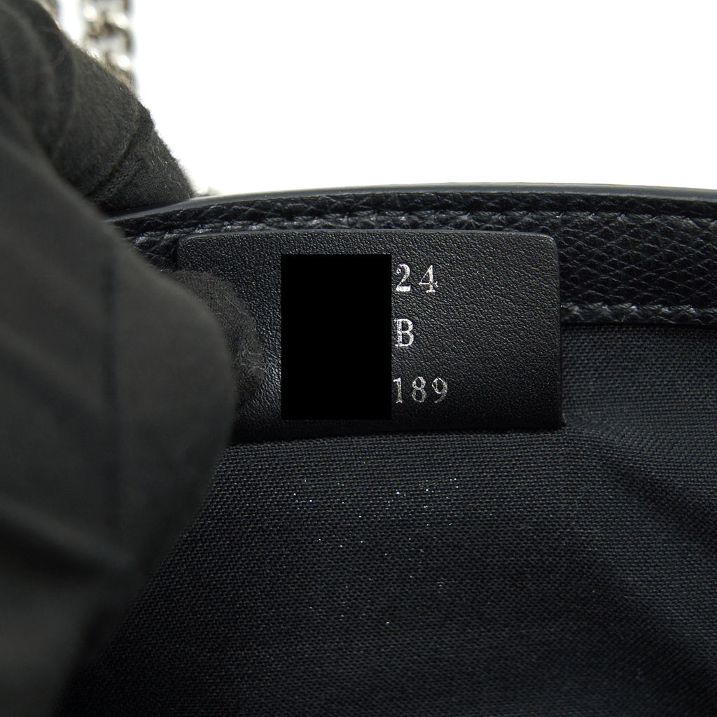 FENDI WALLET ON CHAIN BLACK SHW