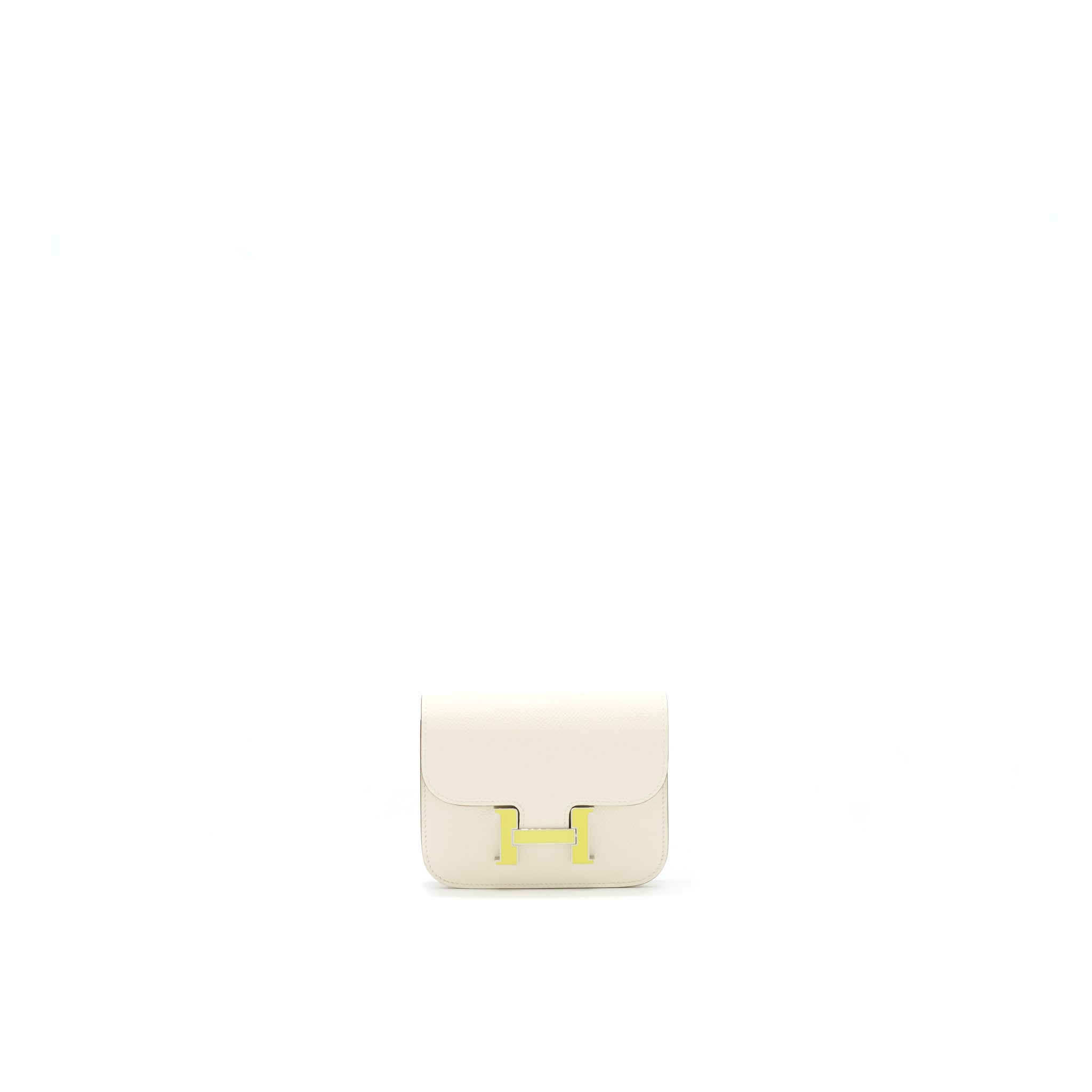 HERMES CONSTANCE SLIM EPSOM/LAQUE NATA/ LIME