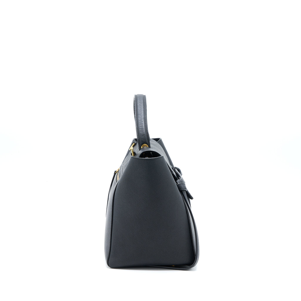 CELINE MINI BELT BAG GRAINED CALFSKIN BLACK GHW