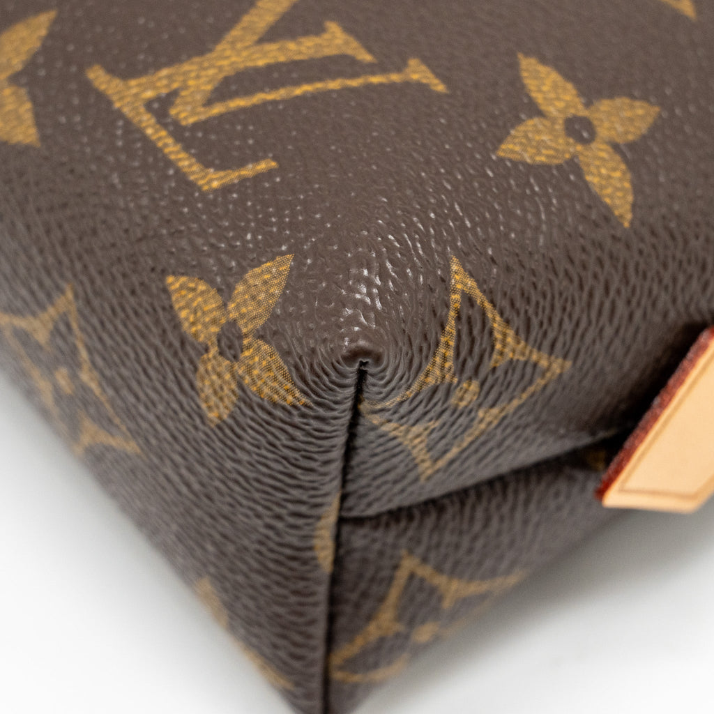 LOUIS VUITTON COSMETIC POUCH MONOGRAM CANVAS GHW