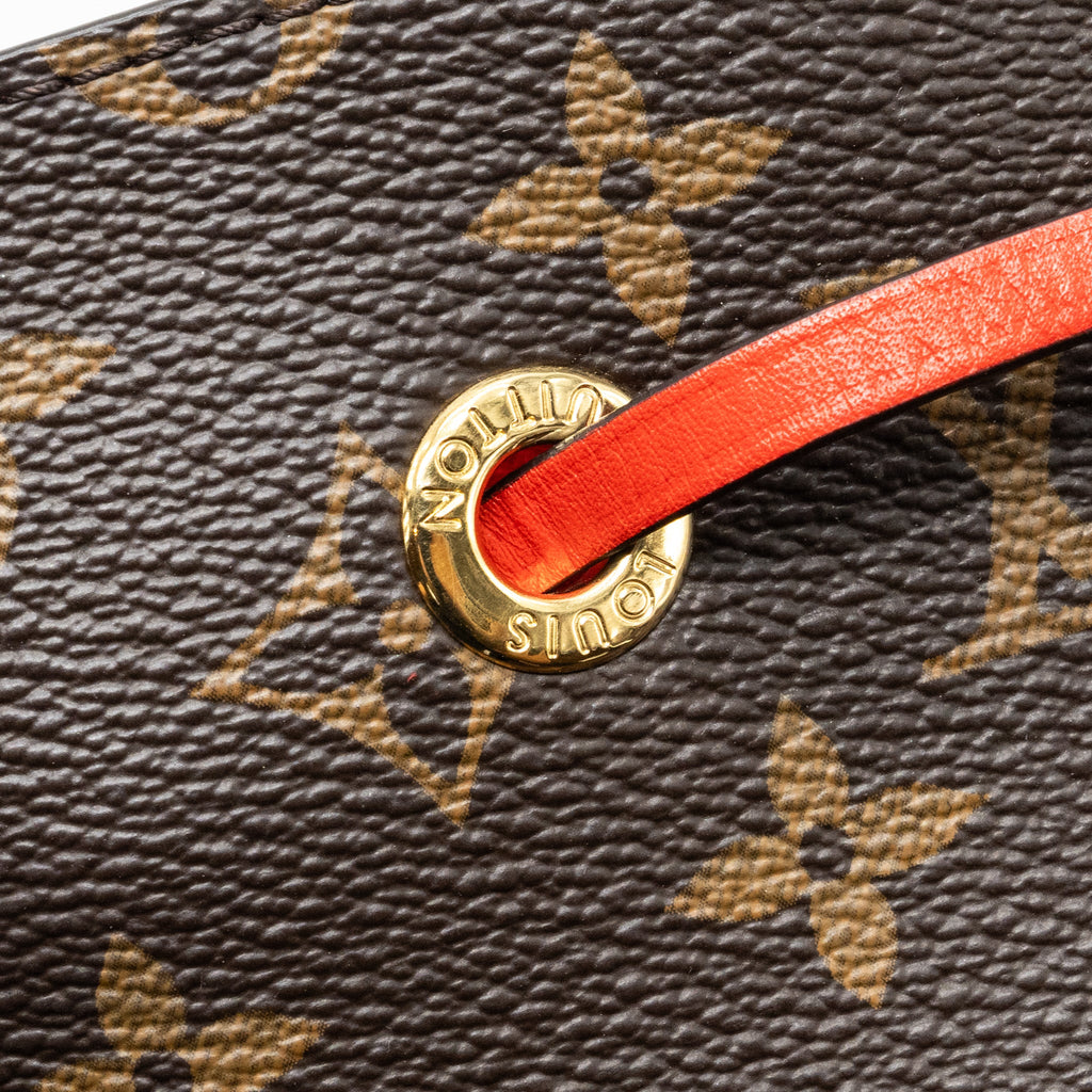 LOUIS VUITTON NEONOE MONOGRAM CANVAS / RED GHW