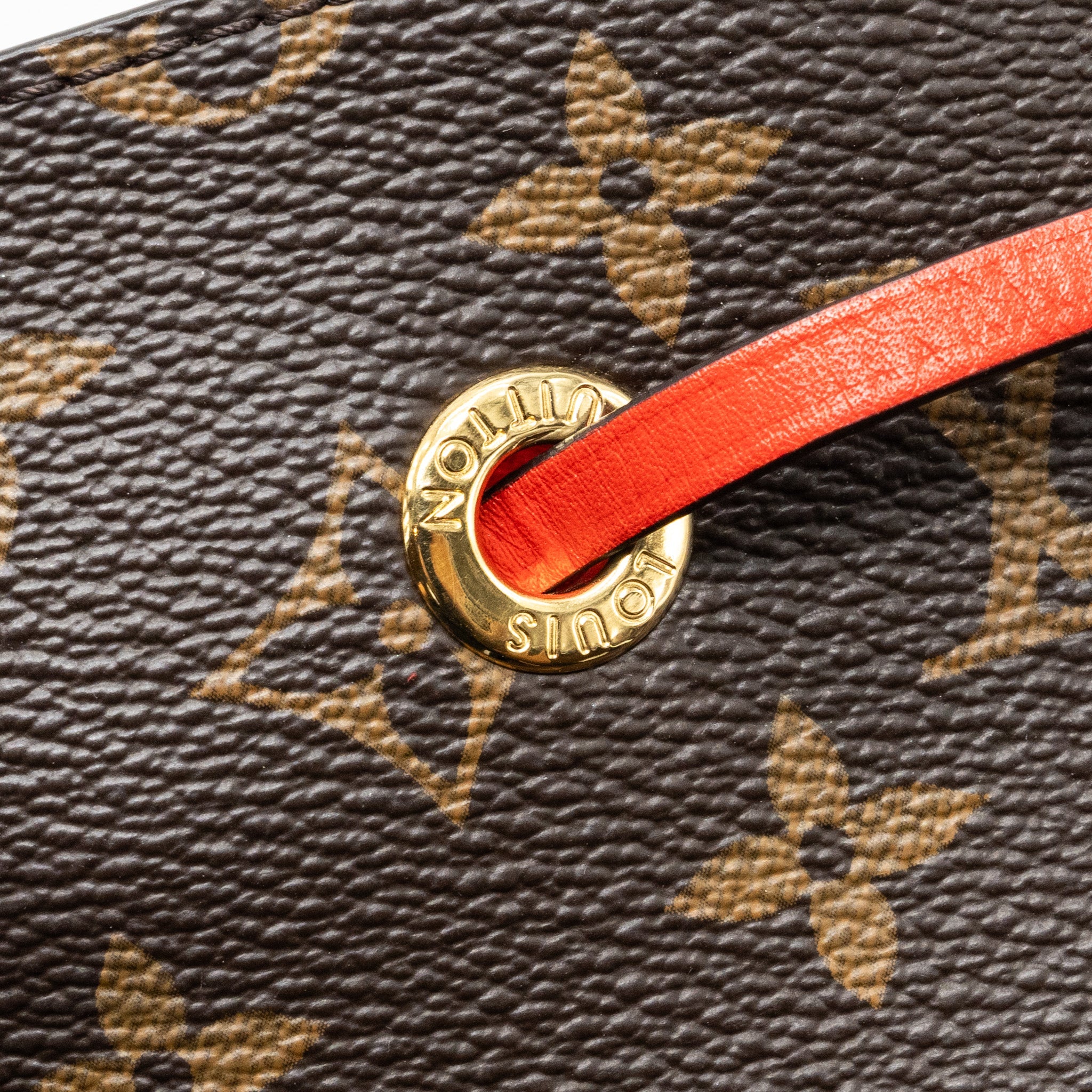LOUIS VUITTON NEONOE MONOGRAM CANVAS / RED GHW