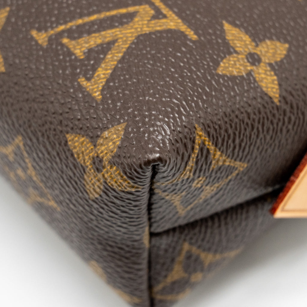 LOUIS VUITTON COSMETIC POUCH MONOGRAM CANVAS GHW