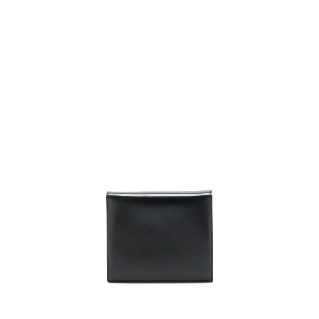 HERMES CLIC 16 WALLET BOX CALFSKIN BLACK SHW