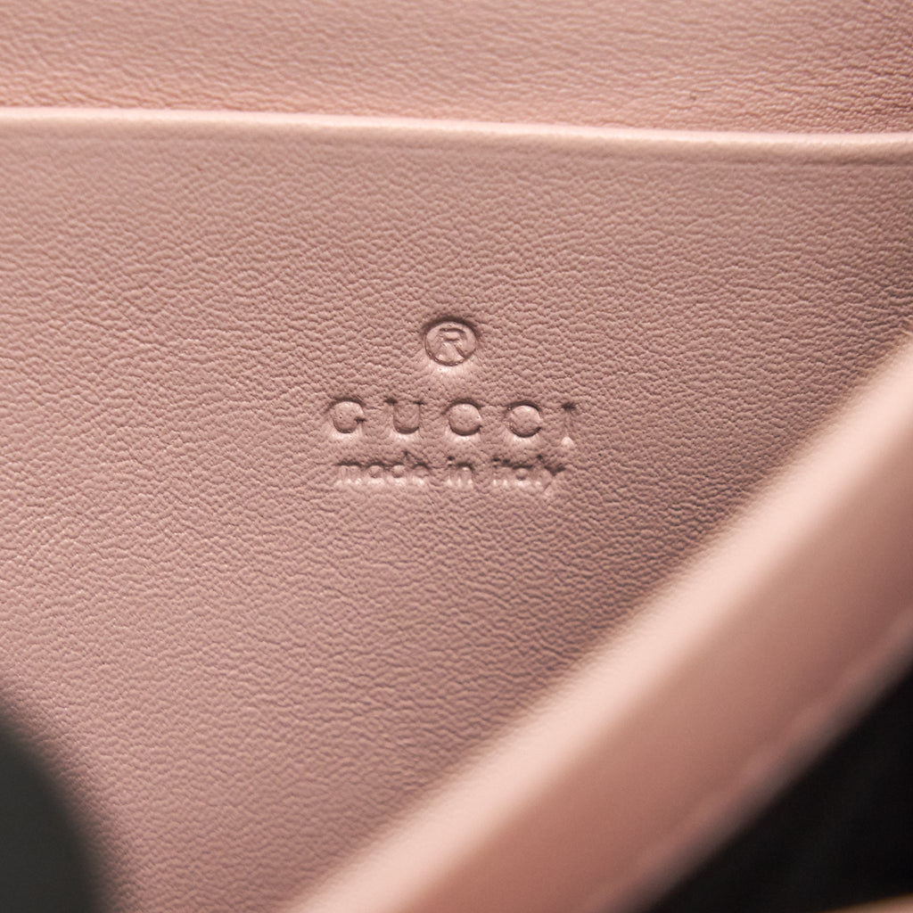GUCCI GG MARMONT MATELASSE MINI BAG PINK