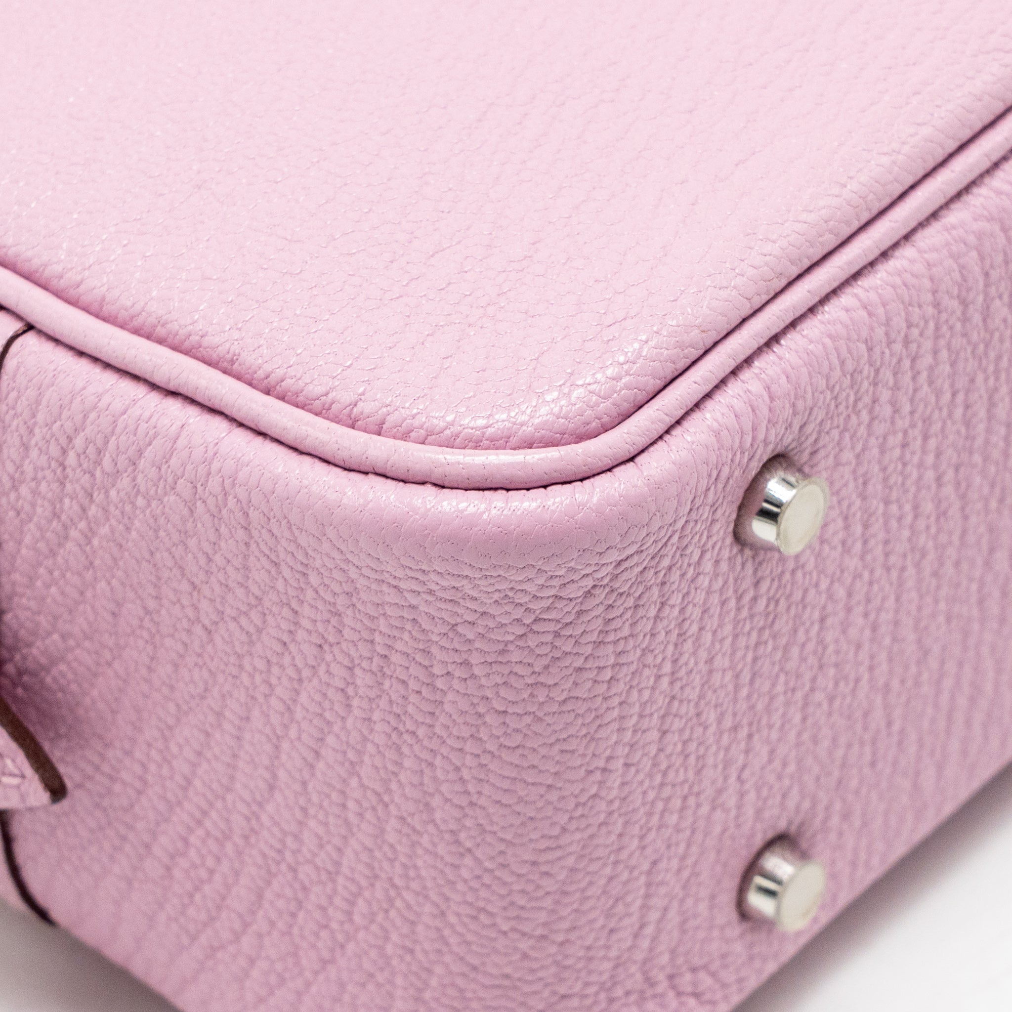 HERMES MINI PLUME II CHÈVRE MYSORE X9 MAUVE SYLVESTRE SHW