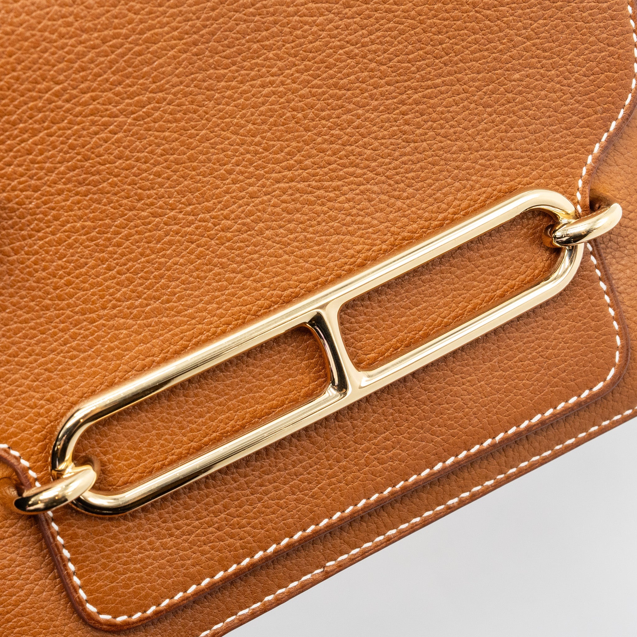 HERMES MINI ROULIS BARENIA FAUBOURG 34 FAUVE LGHW