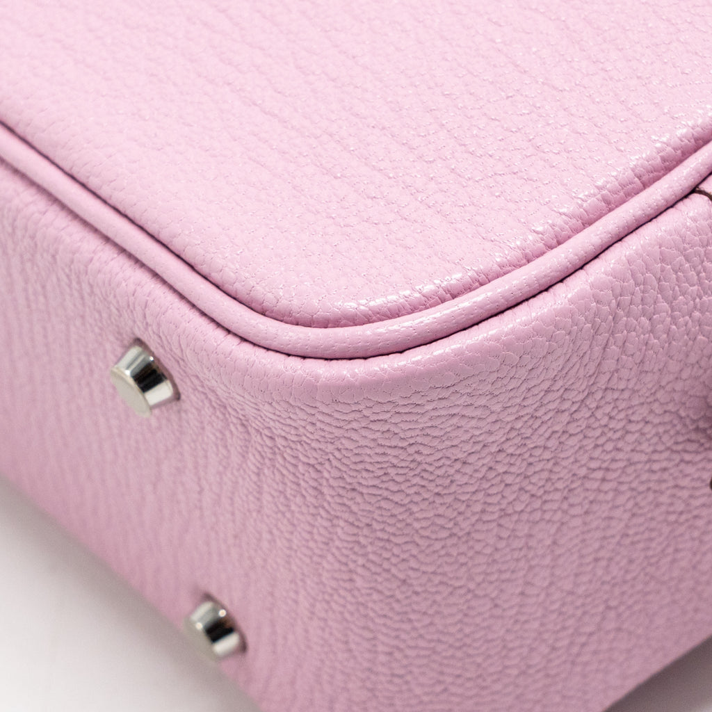 HERMES MINI PLUME II CHÈVRE MYSORE X9 MAUVE SYLVESTRE SHW